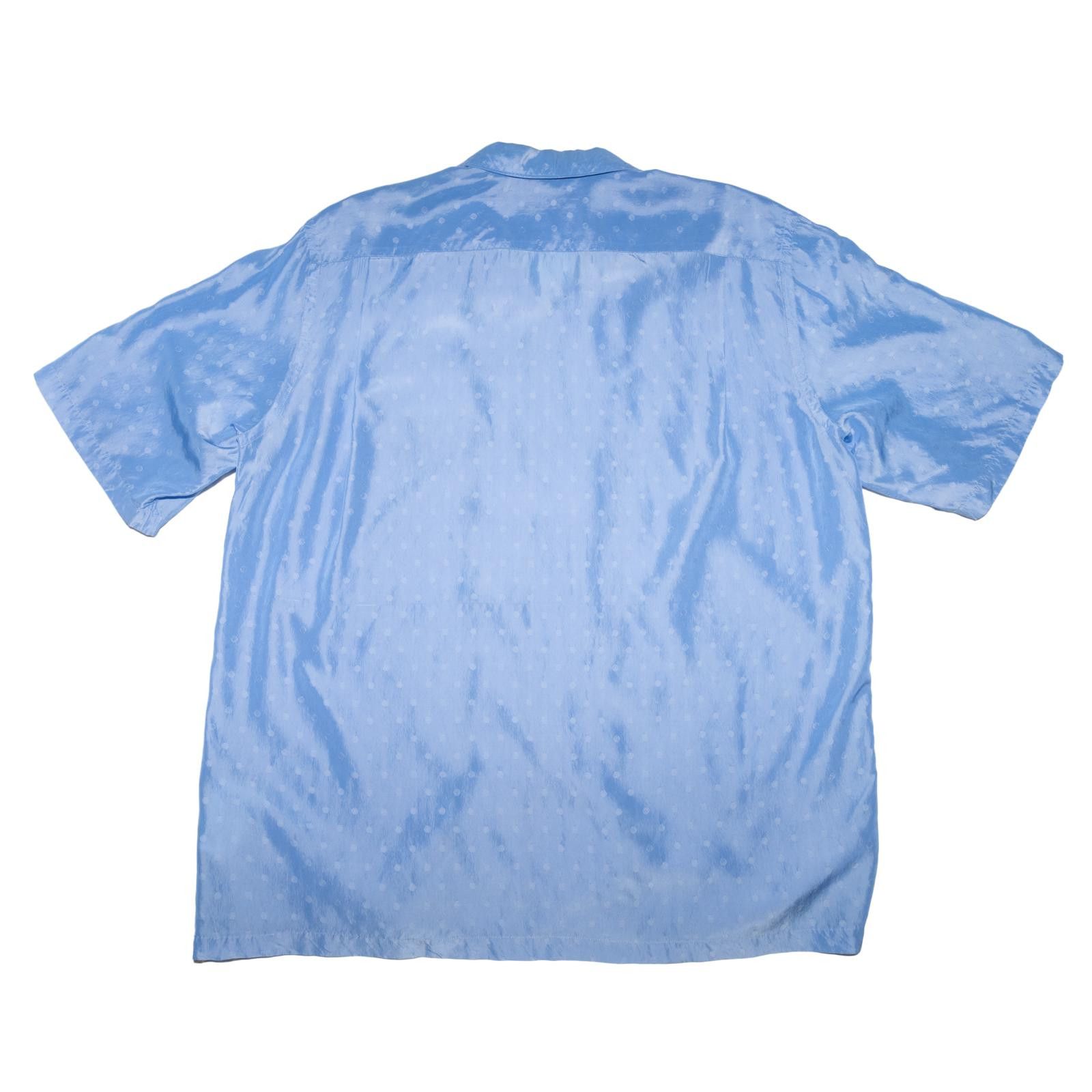 Comme des Garcons × Comme des Garcons Homme Comme Des Garcons Homme SS 2002 Blue Rayon Polka Dot Shirt Size US L / EU 52-54 / 3 - 2 Thumbnail