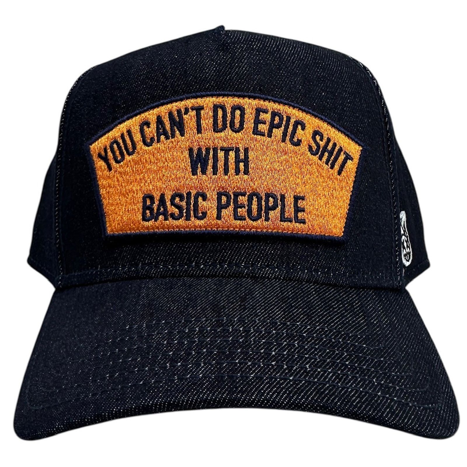 Cult Of Individuality Cult of Individuality Snapback Hat You Can't Do Epic Denim Size ONE SIZE - 2 Thumbnail