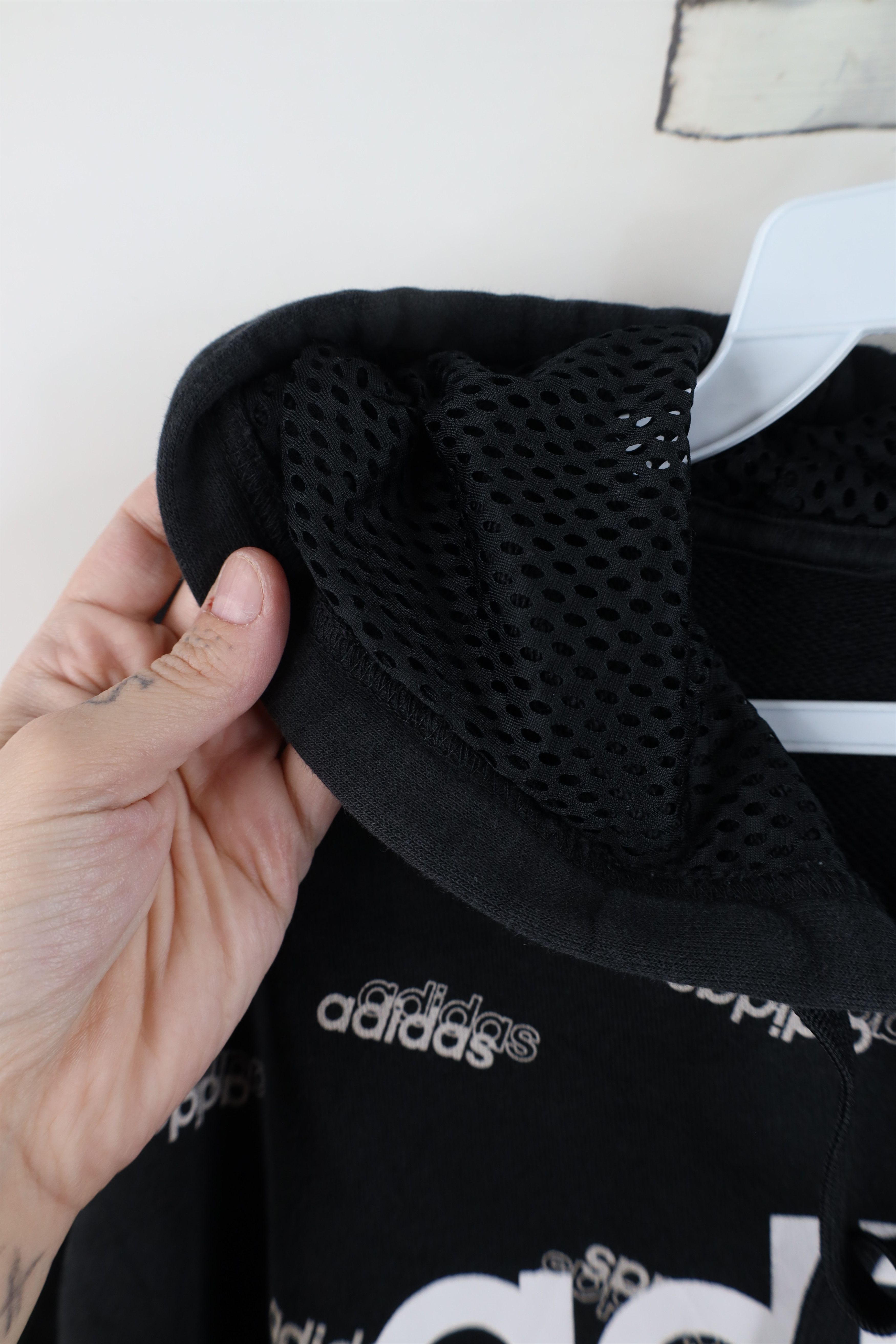 Adidas Y2K Adidas Spell Out All Over Print Hoodie Sweatshirt Size M / US 6-8 / IT 42-44 - 10 Thumbnail