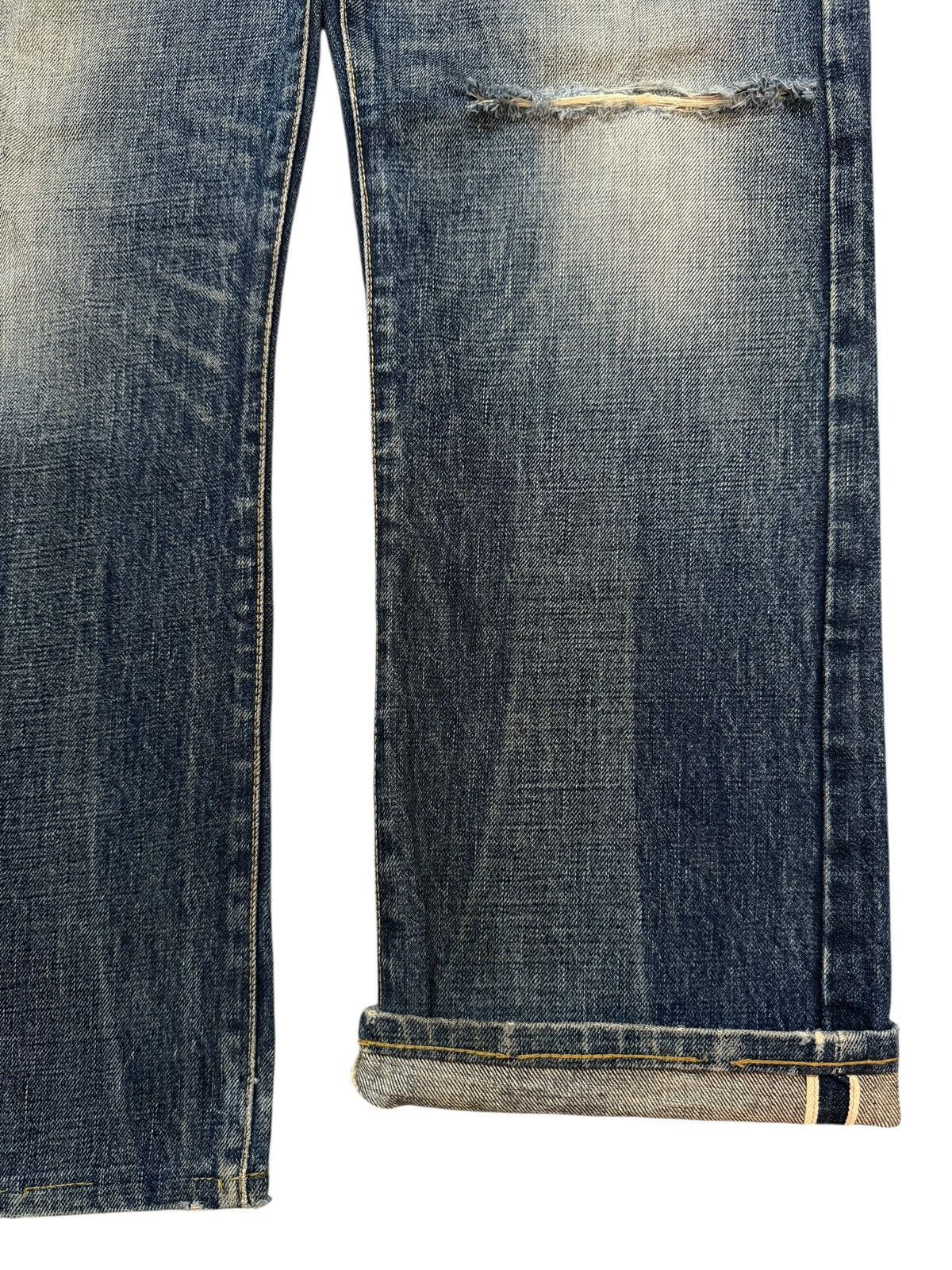 Simon Miller Vintage 90s Usa Simon Miller Selvedge Blue Faded Wash Jeans Size US 32 / EU 48 - 6 Thumbnail