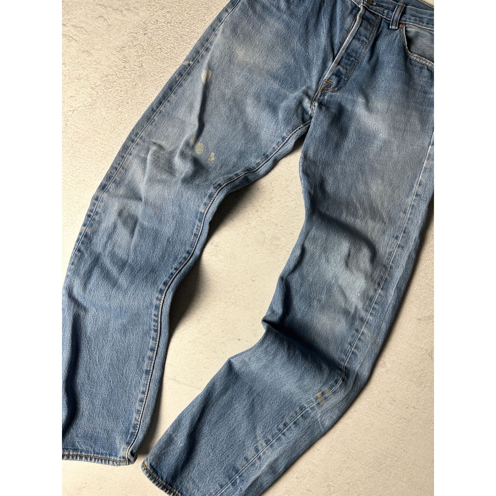 Levi's Vintage Levis 501 Denim Blue Regular Jeans For Men's 31Wx356 Size 31" - 3 Thumbnail