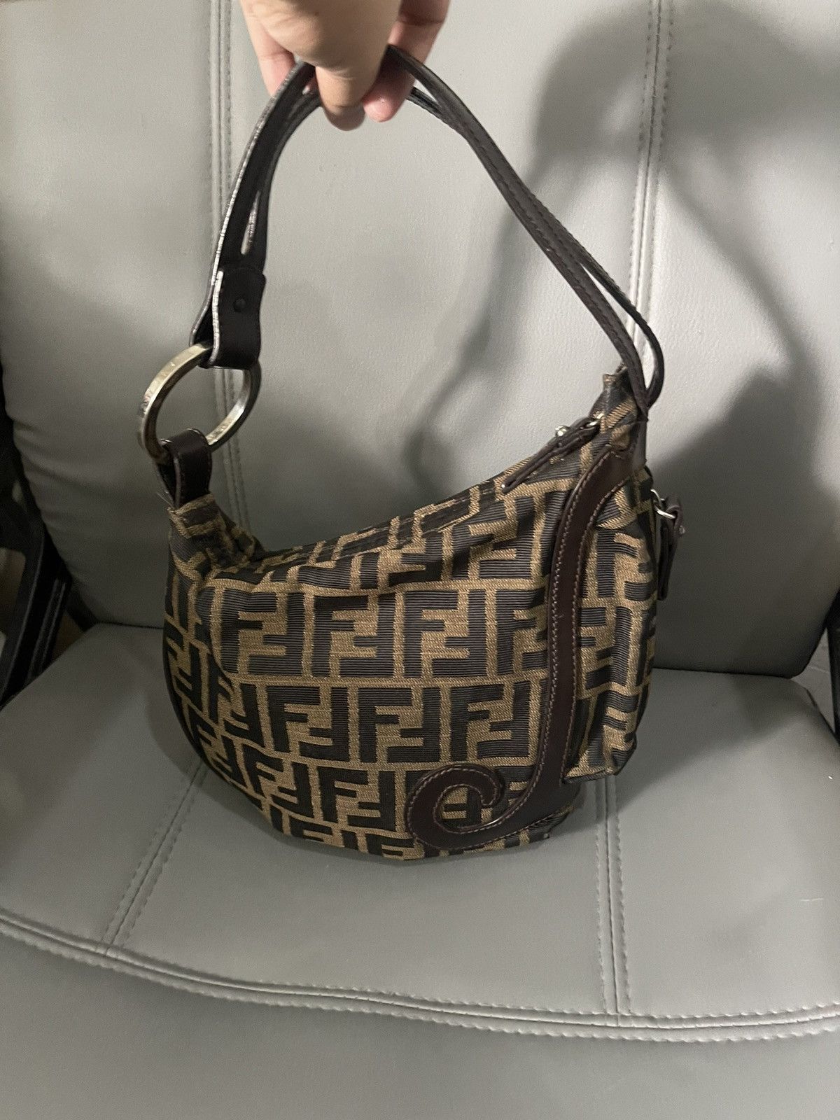 Fendi × Vintage Fendi Zucca Oyster Baguette Size ONE SIZE - 15 Thumbnail
