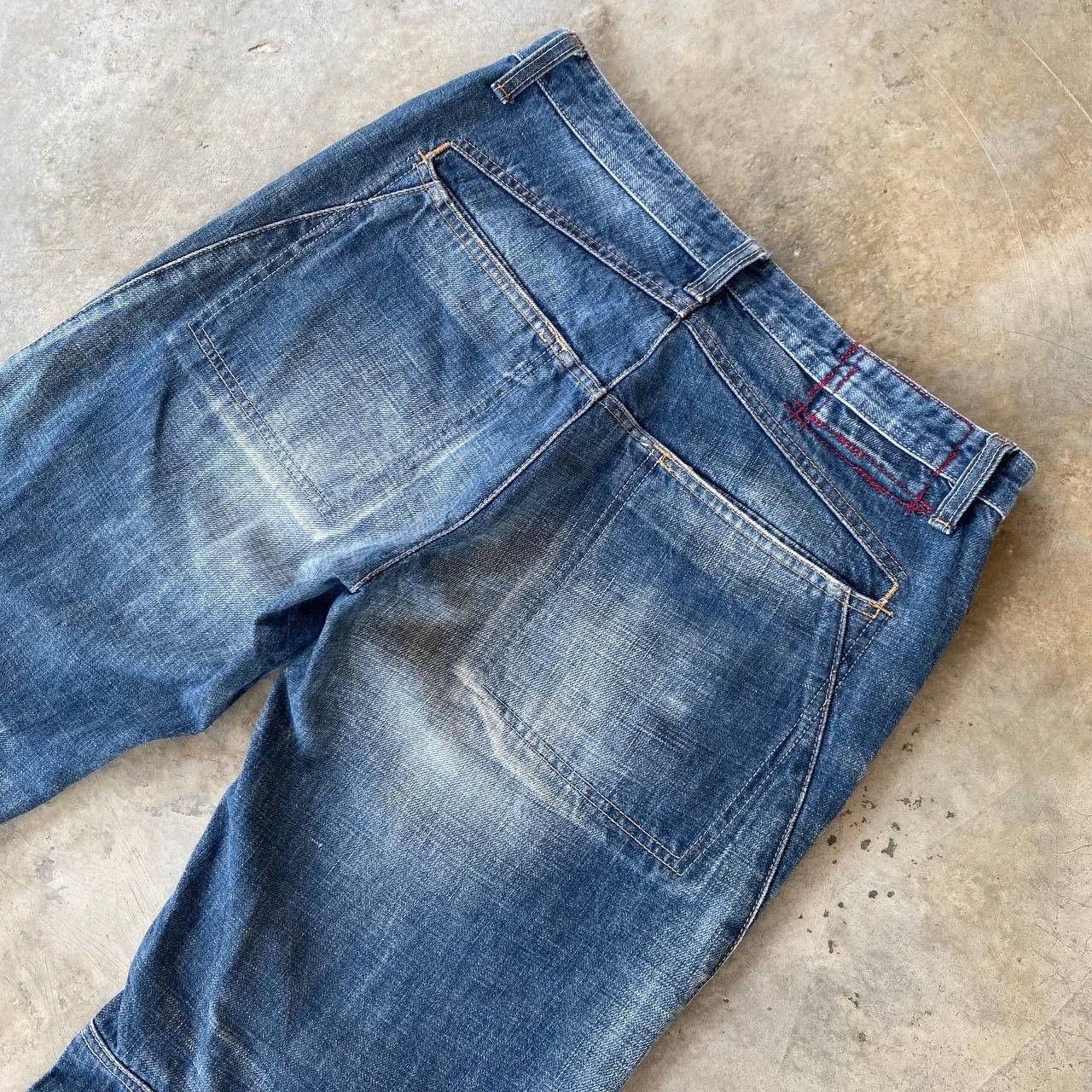 Marithe + Francois Girbaud Archival Marithé François Girbaud Panelled Technical Denim Size US 31 - 16 Thumbnail