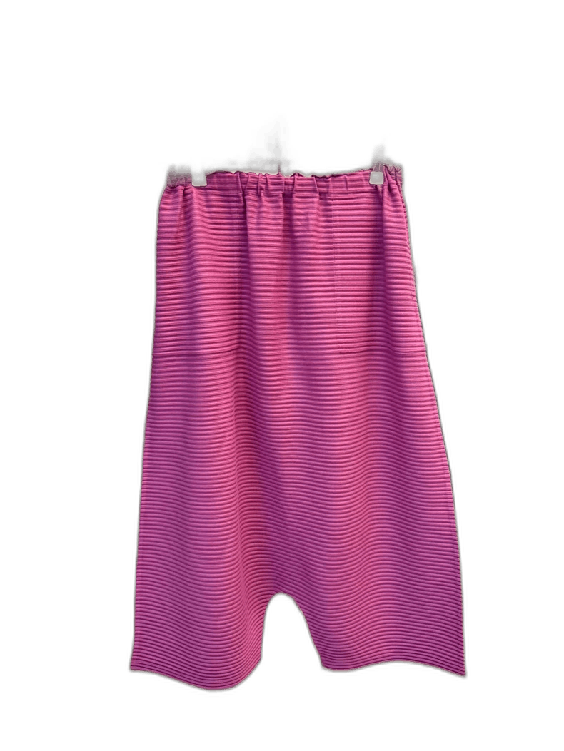 Issey Miyake Pink Thick Fabric Pants with Stripe Pattern-yf Size US 44 / EU 60 - 1 Thumbnail