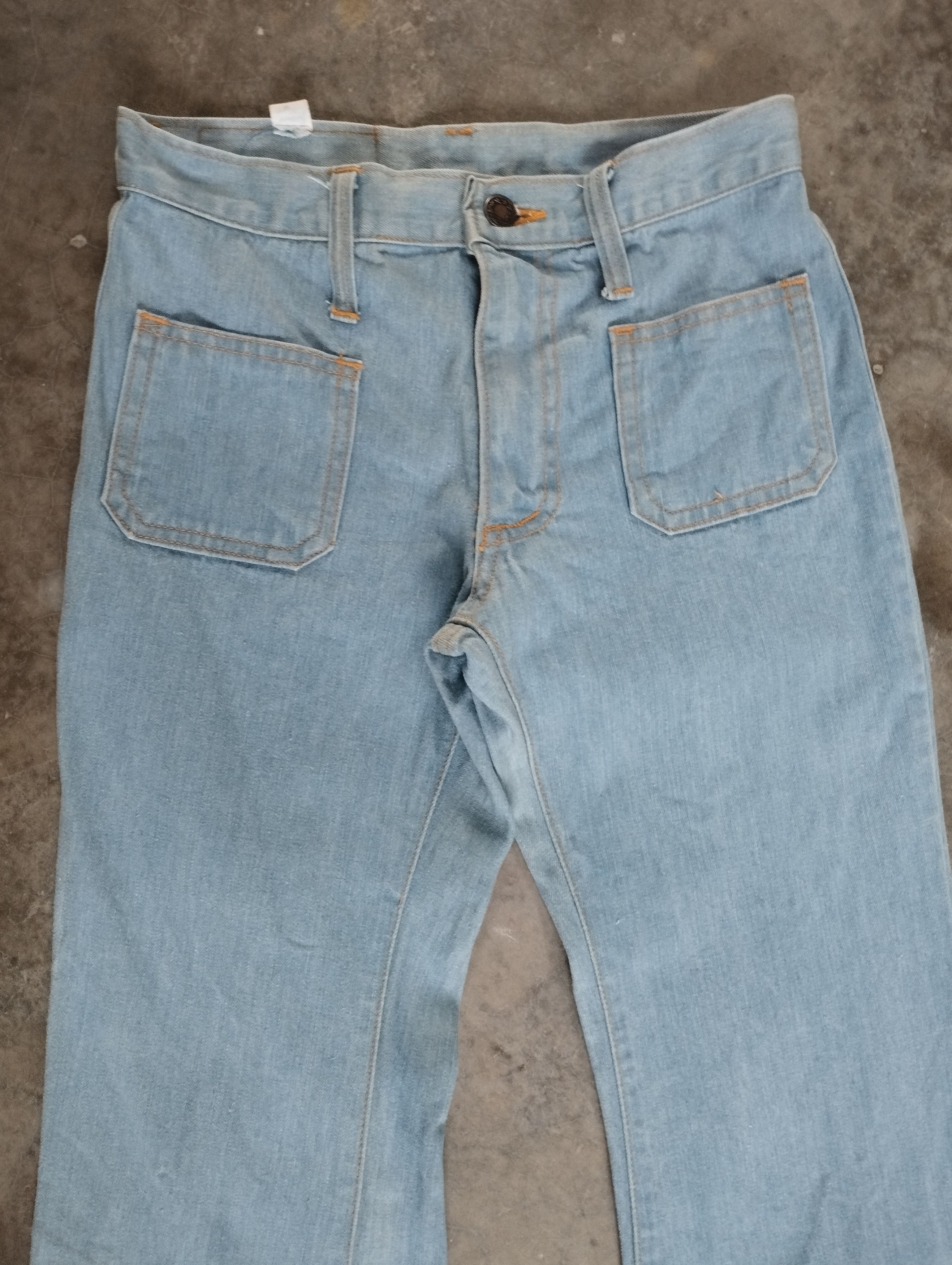 If Six Was Nine Flare Jeans Vintage Talon Zipper MAX Bootcut Jeans Size US 26 / EU 42 - 3 Thumbnail