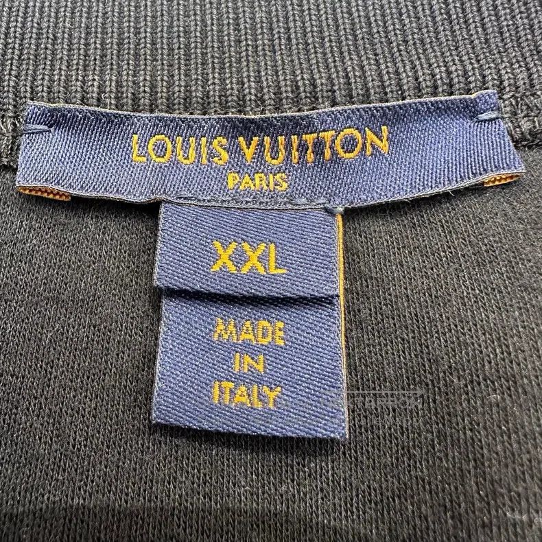 Louis Vuitton Louis Vuitton Black monogrammed sweatshirt Size US XXL / EU 58 / 5 - 4 Thumbnail