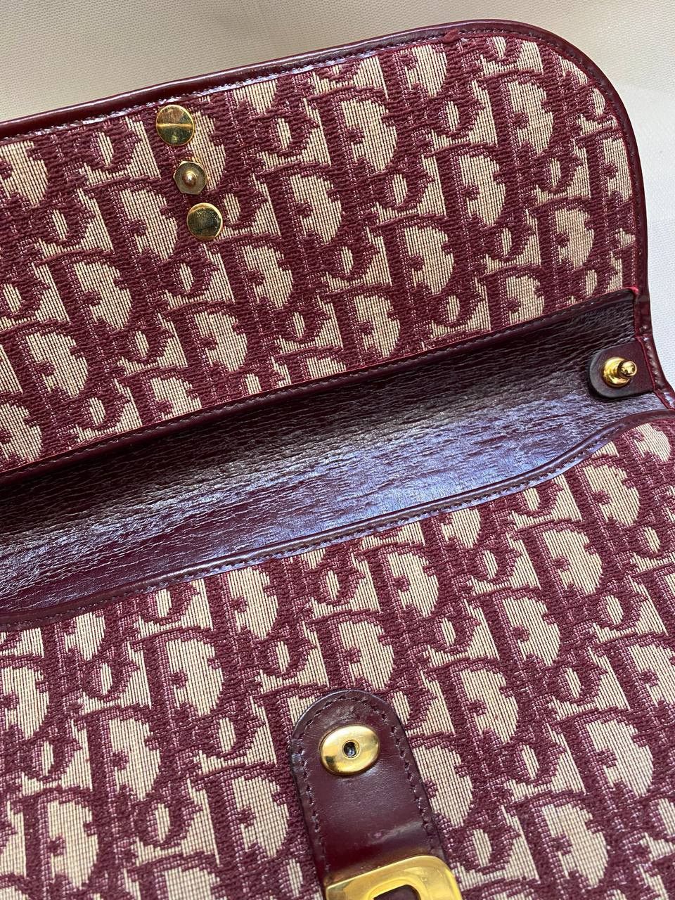 Christian Dior Monsieur × Dior 👜 Vintage Christian Dior Monogram Clutch very rare Size ONE SIZE - 6 Thumbnail
