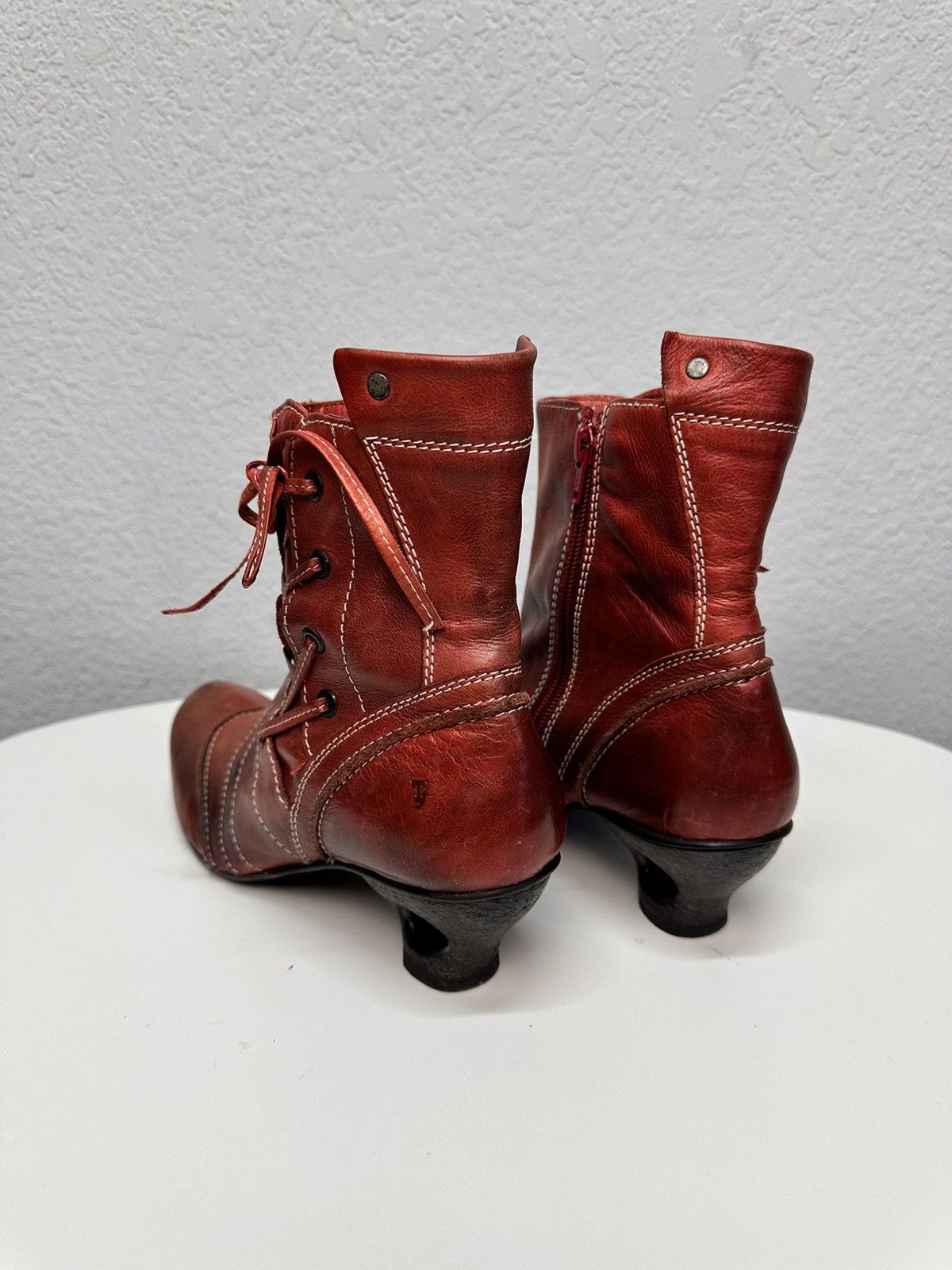 A.S.98 Leather RICK OWENS STYLE AVANT-GARDE Boots BROGUE Guidi LGB Size US 10 / IT 40 - 4 Thumbnail