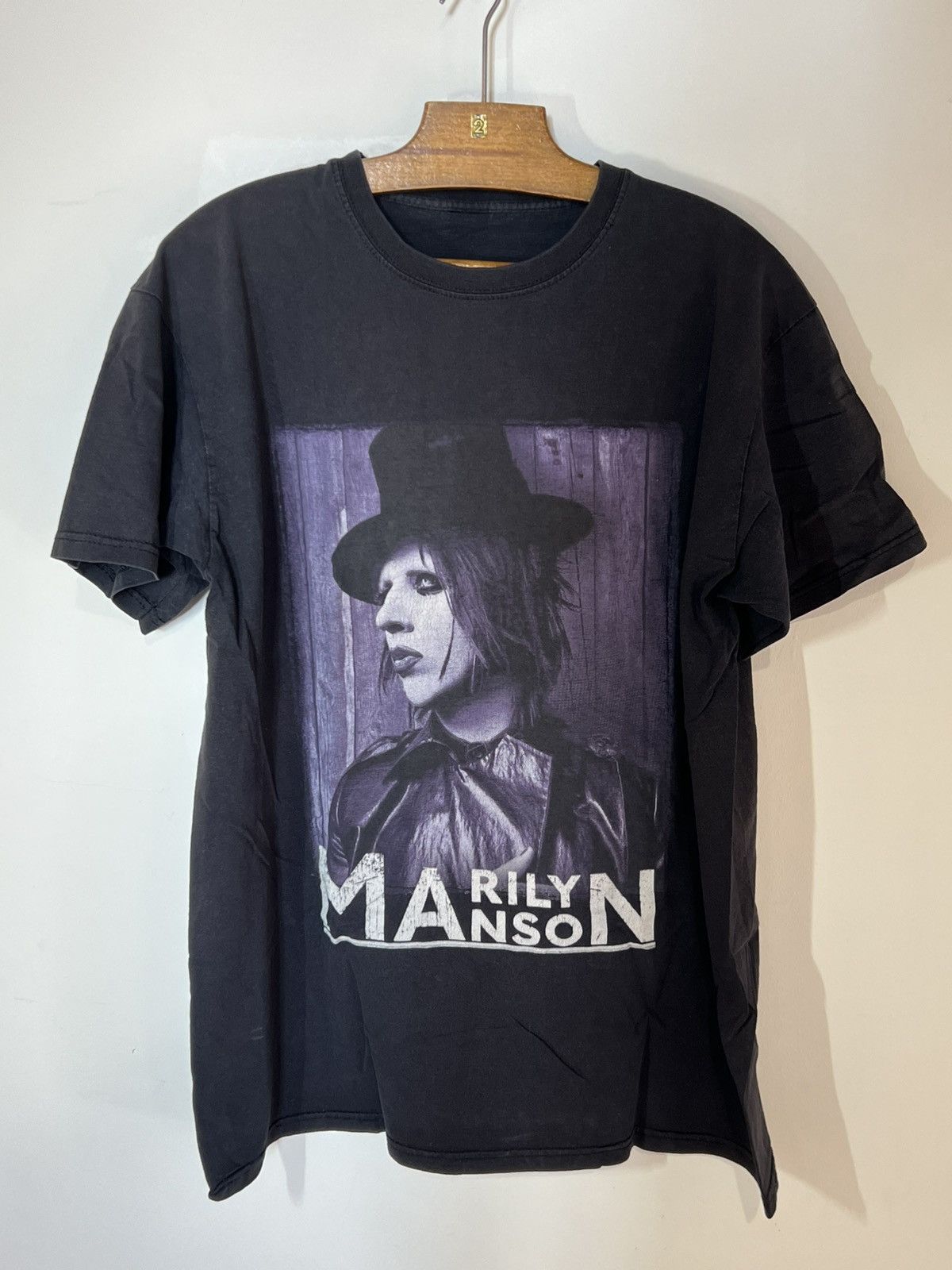 Band Tees rare vintage Marilyn Manson hat early 00s Size US L / EU 52-54 / 3 - 1 Thumbnail