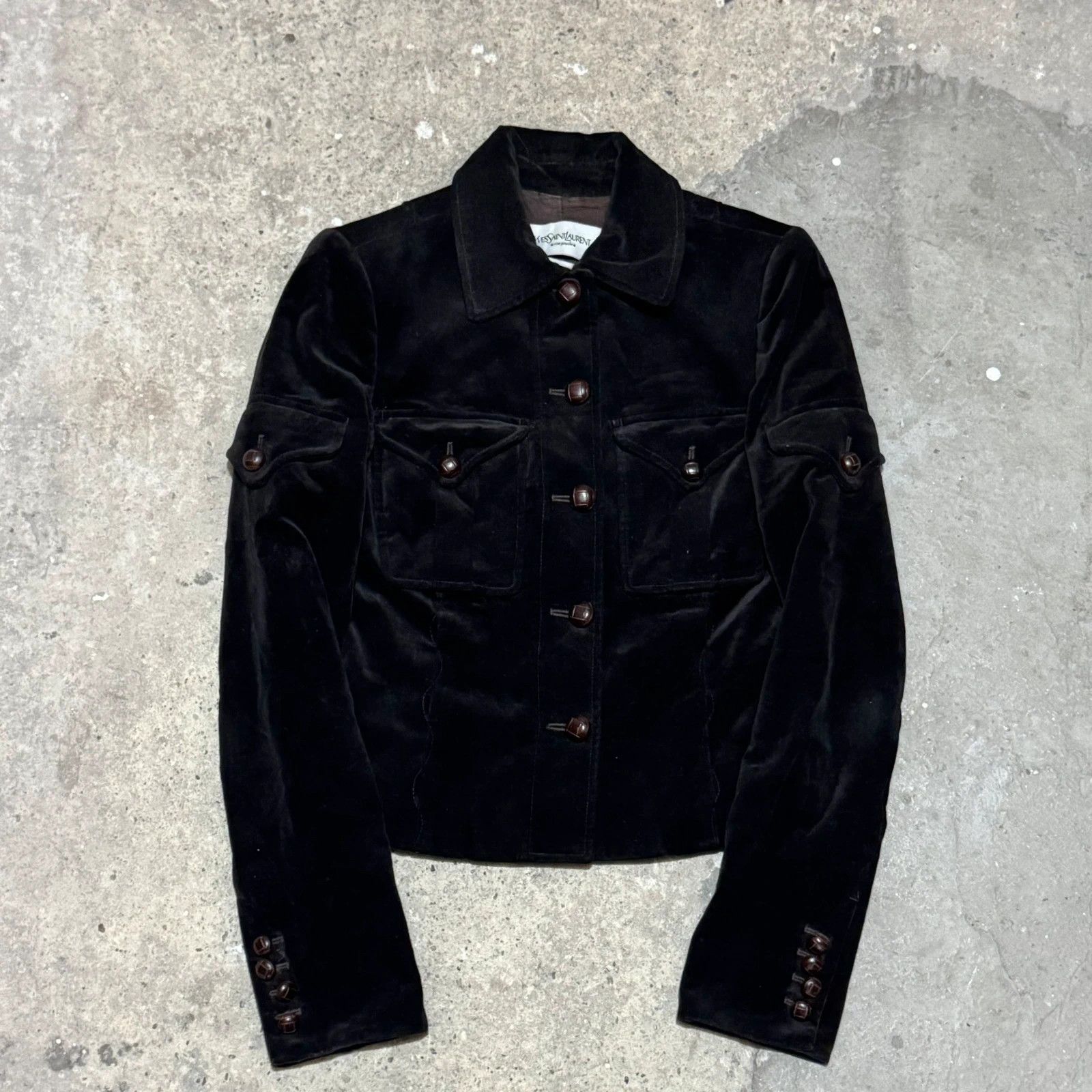 F/W 2004 Yves Saint Laurent by Tom Ford velvet jacket