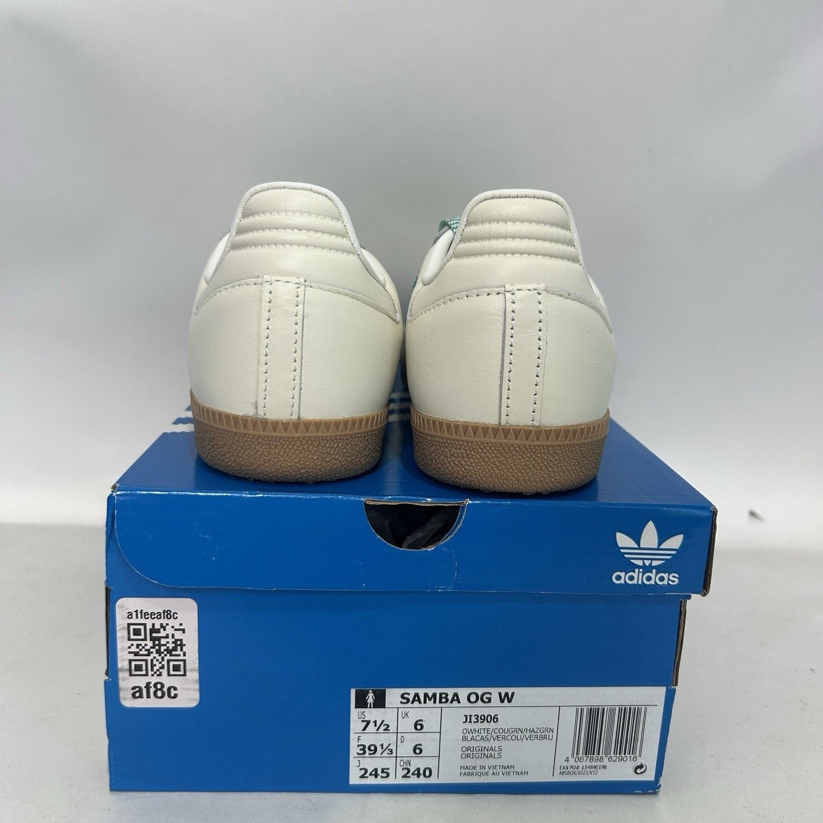 Adidas adidas Samba WMNS “Off-White Hazy Green” Size US 7.5 / IT 37.5 - 4 Thumbnail