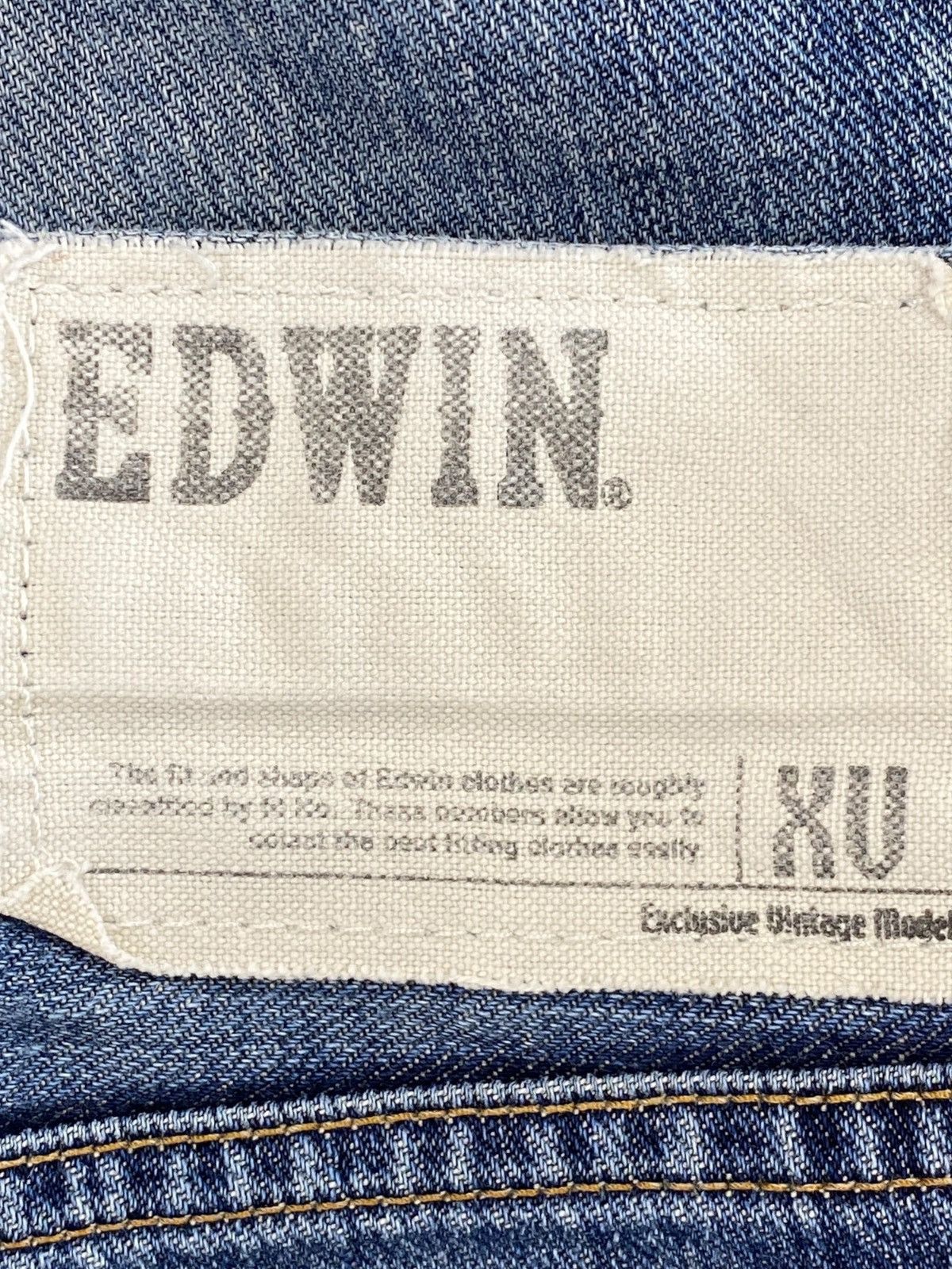 Edwin Edwin Faded Wash Whiskered Style Flare Jeans Size US 32 / EU 48 - 11 Thumbnail