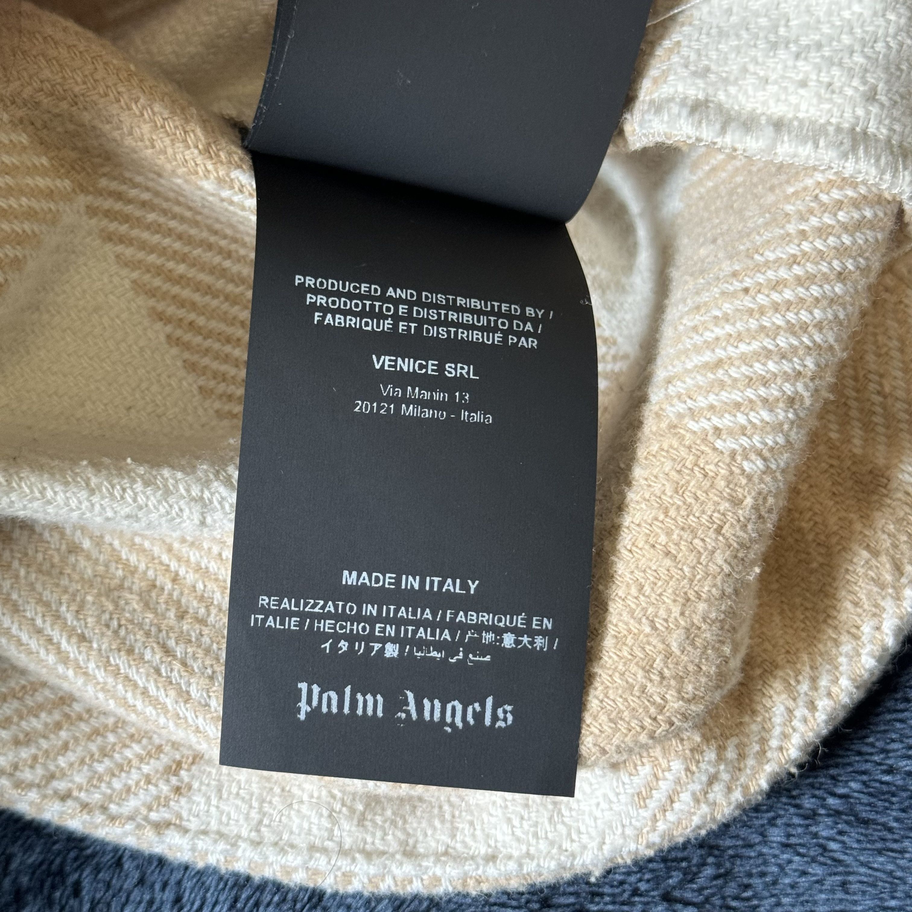 Palm Angels Palm Angels Checked Logo All Over Shirt Jacket Size US M / EU 48-50 / 2 - 13 Thumbnail