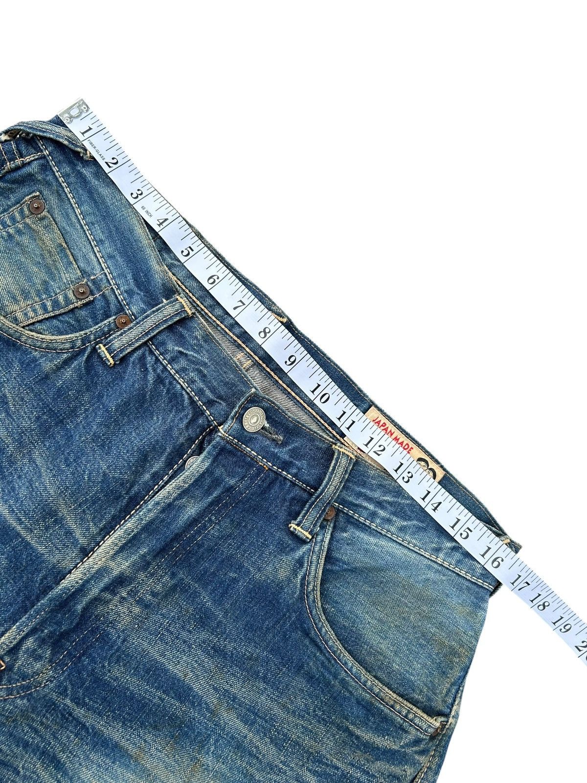 Evisu VINTAGE EVISU DAICOCK SELVEDGE MADE IN JAPAN DENIM JEANS Size US 33 - 17 Thumbnail