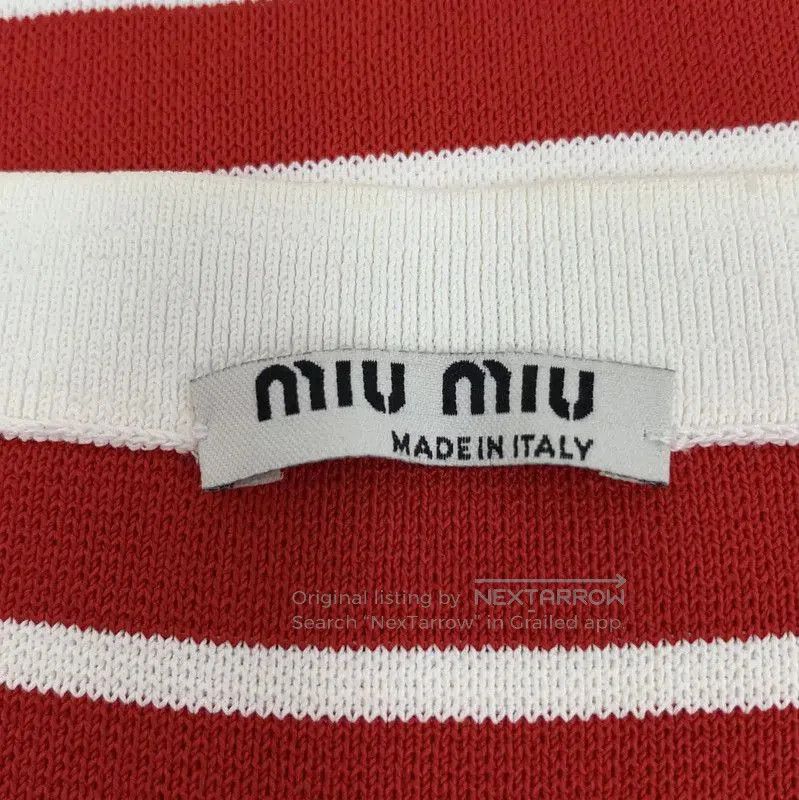 Miu Miu Miu Miu Colorful Striped A-Line Skirt . Size 23" - 5 Thumbnail