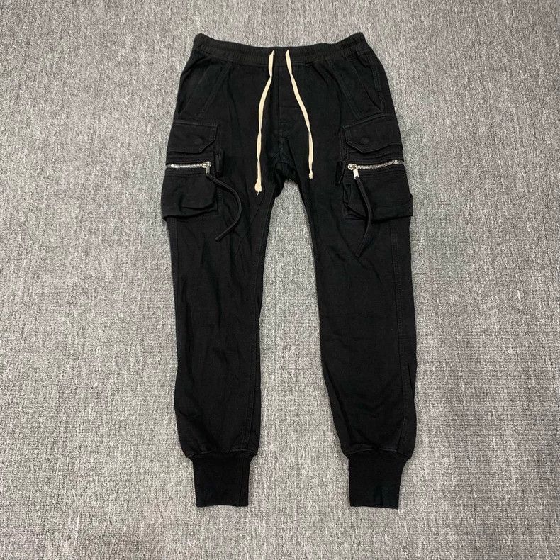 ROA Black Cargo Pants for Casual Wear Size US 31 - 1 Thumbnail