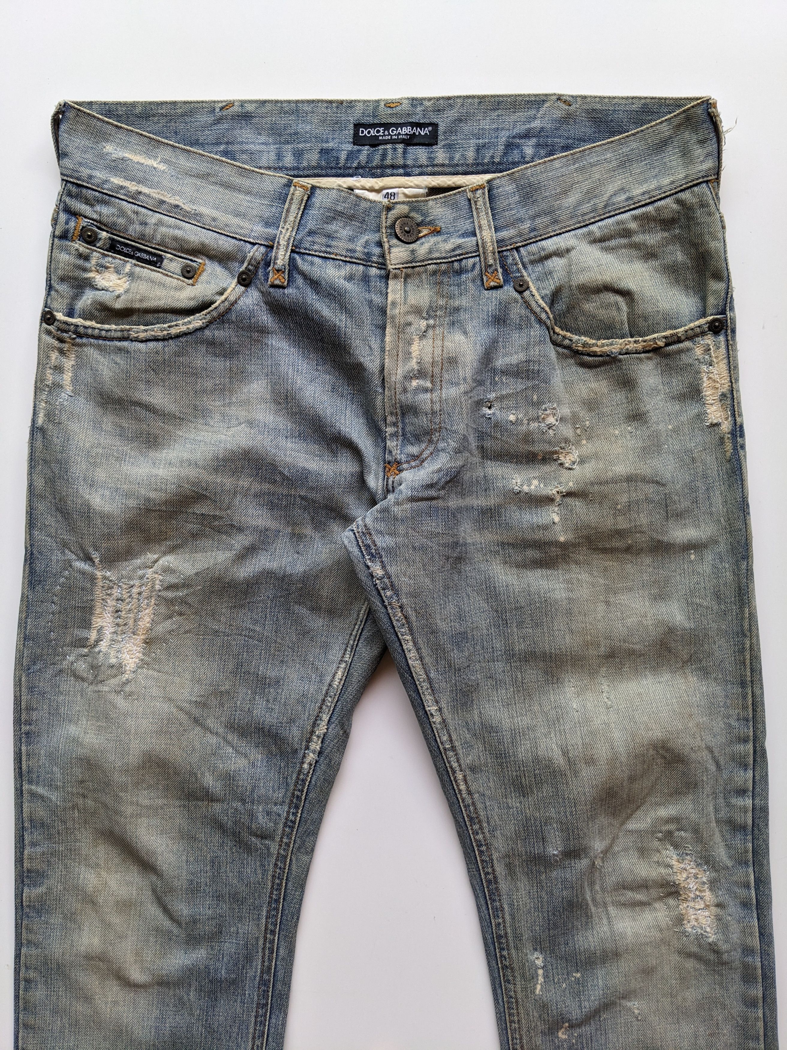 Dolce & Gabbana Dolce & Gabbana Hollywood cowboy distressed jeans Size US 35 - 3 Thumbnail
