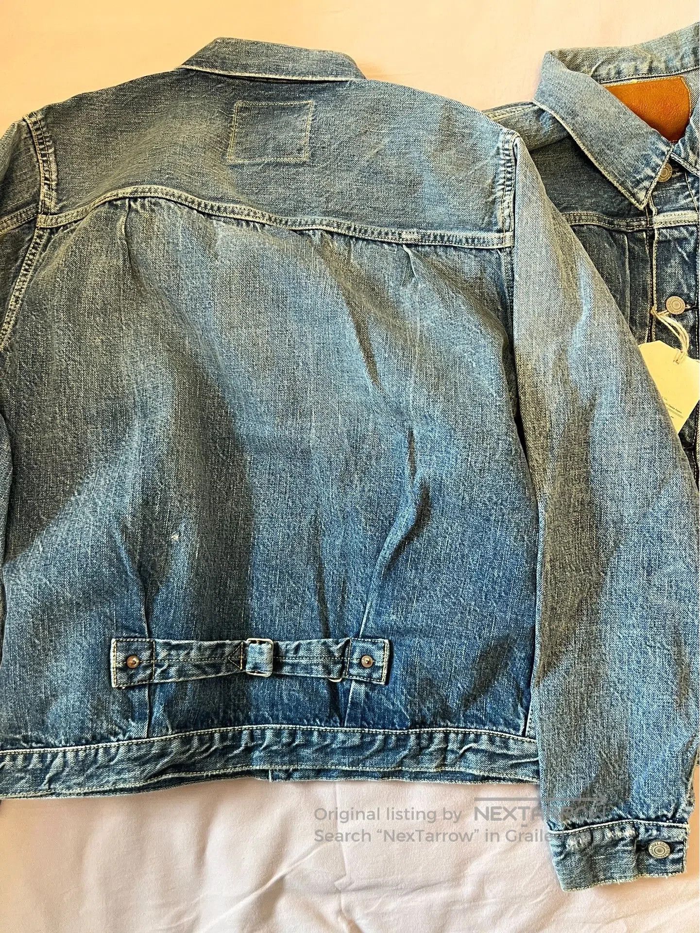Full Count & Co. FULLCOUNT Washed Type1 Denim Jacket. Size US XXS / EU 40 - 4 Thumbnail