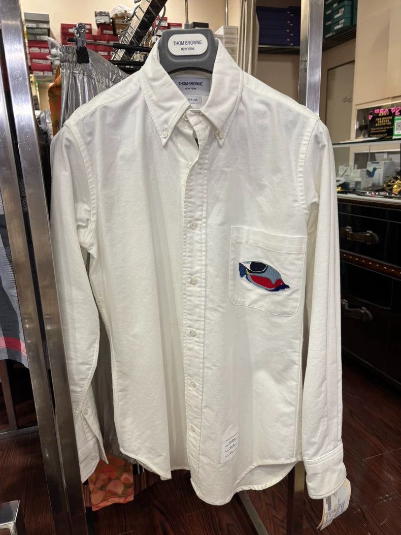 Thom Browne Thom Browne white shirts Size US S / EU 44-46 / 1 - 1 Thumbnail