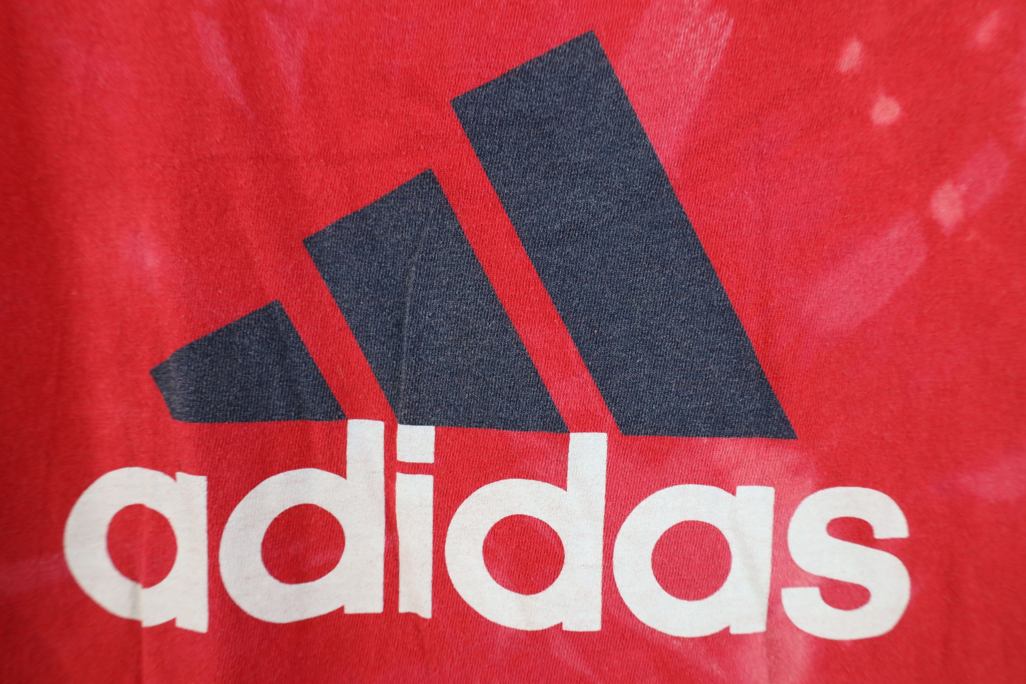 Adidas Vintage Y2K Adidas Spell Out Big Logo Short Sleeve T-Shirt Size US L / EU 52-54 / 3 - 4 Thumbnail