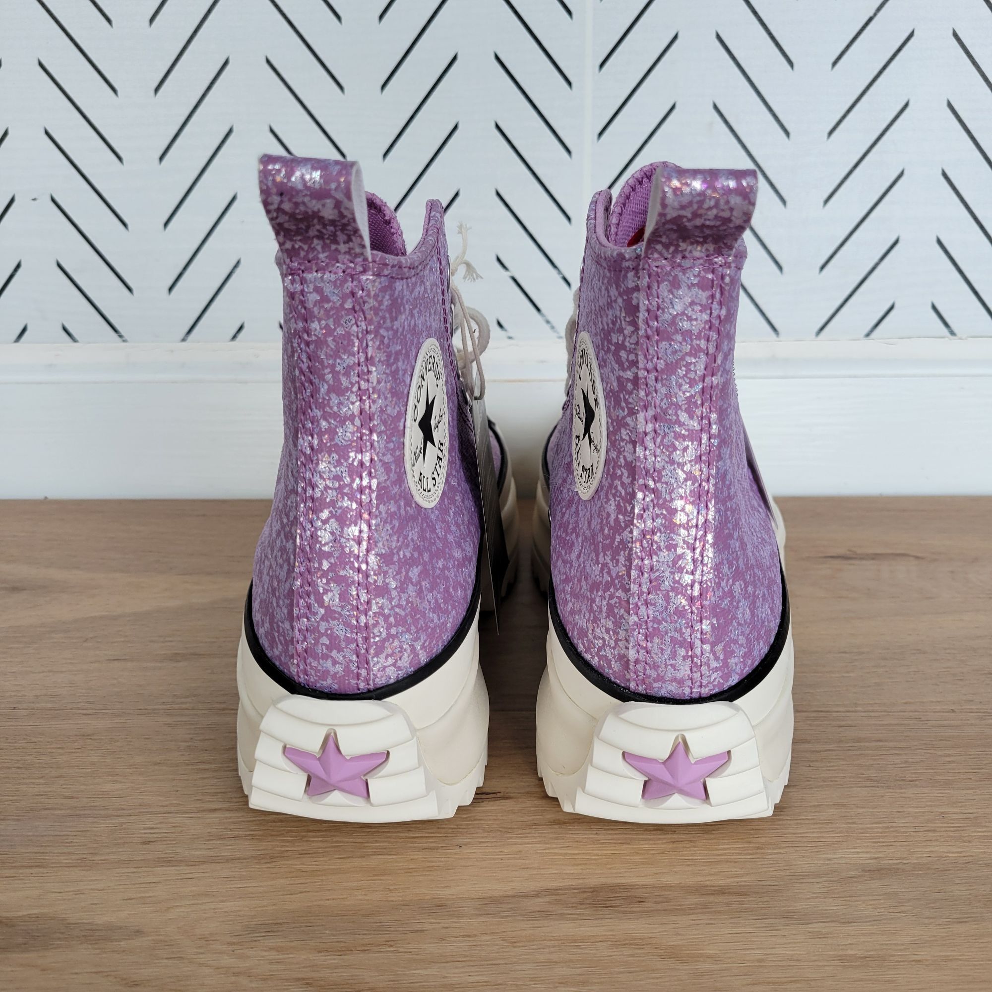 Converse ⭐Converse Run Star Hike Hi 7.5 Mens Shoes Sneaker Purple Gli Size US 7.5 / EU 40-41 - 4 Thumbnail