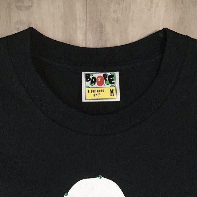 Bape × Swarovski Green Swarovski BAPE logo T-shirt a bathing ape Size US M / EU 48-50 / 2 - 6 Thumbnail