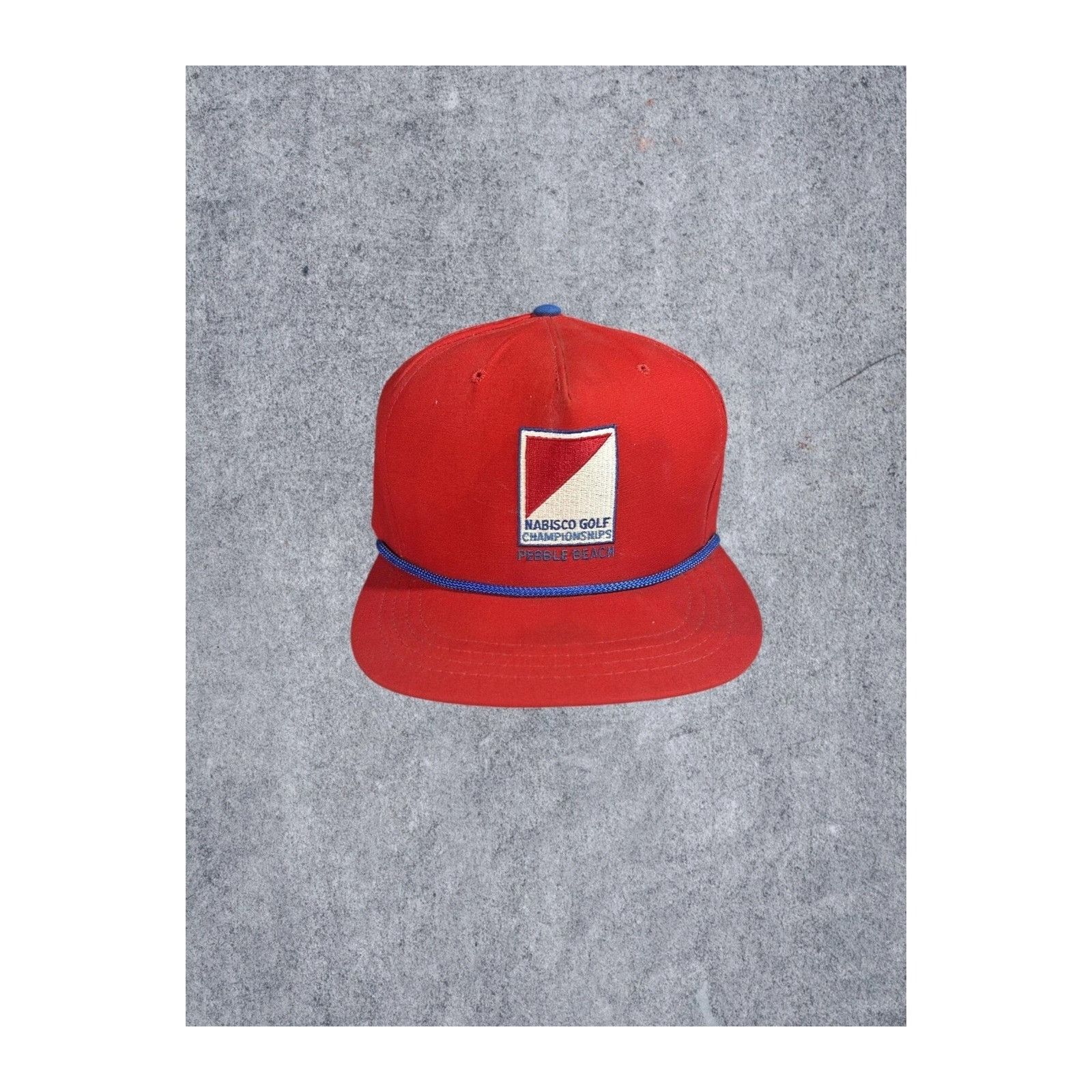 The Unbranded Brand Vintage Pebble Beach Nabisco Golf Championship Rope PGA Hat Size US XXS / EU 40 - 1 Thumbnail