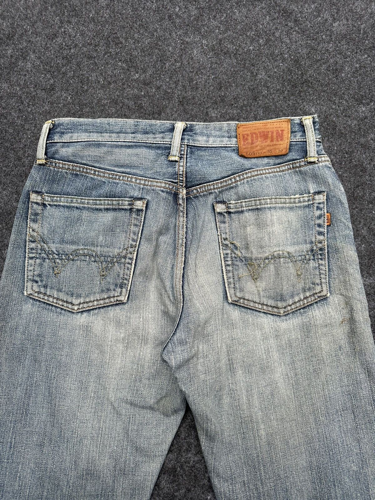 Edwin × If Six Was Nine × Vintage Vintage Edwin 505zxx Selvedge Distressed Denim D68 Size US 30 / EU 46 - 3 Thumbnail