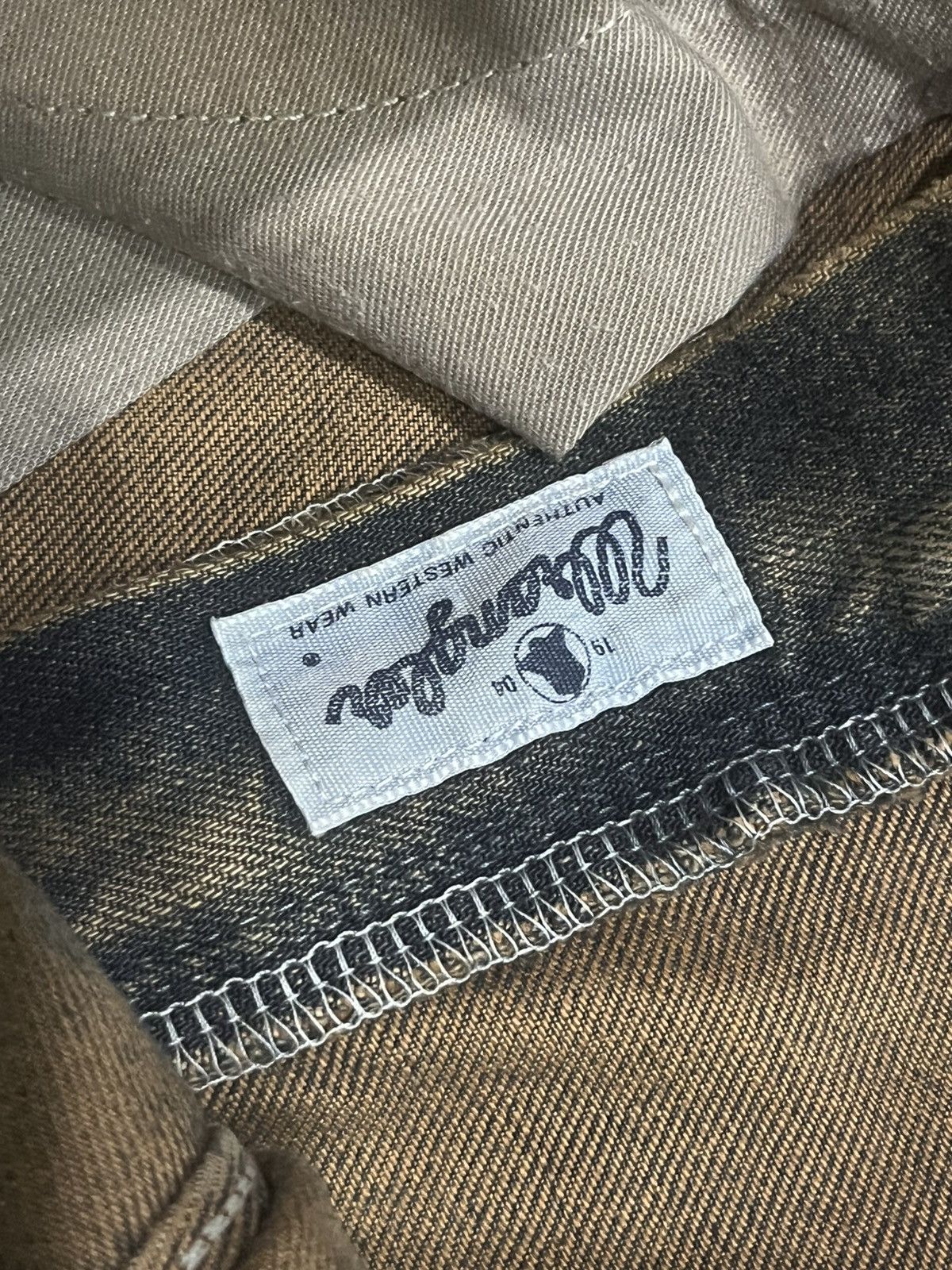 JNCO ⚡️Ripped⚡️Vintage Wrangler Distressed Stain Mud Washed Jorts Size US 30 / EU 46 - 16 Thumbnail