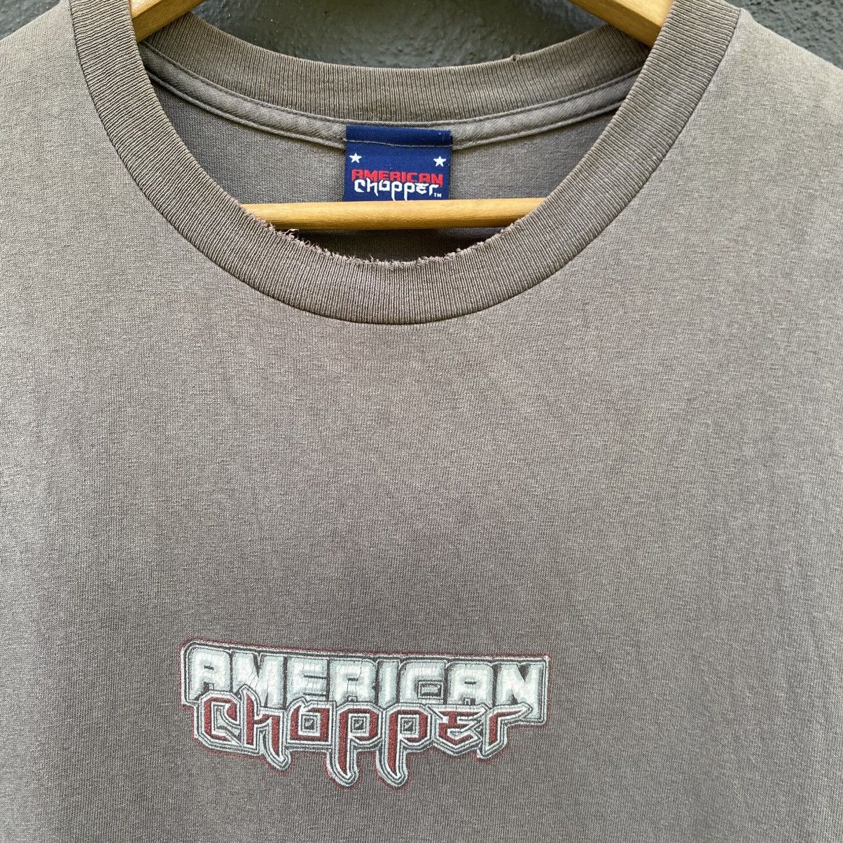 Vintage Thrashed Faded Vintage American Chopper Tee Size US XL / EU 56 / 4 - 6 Thumbnail