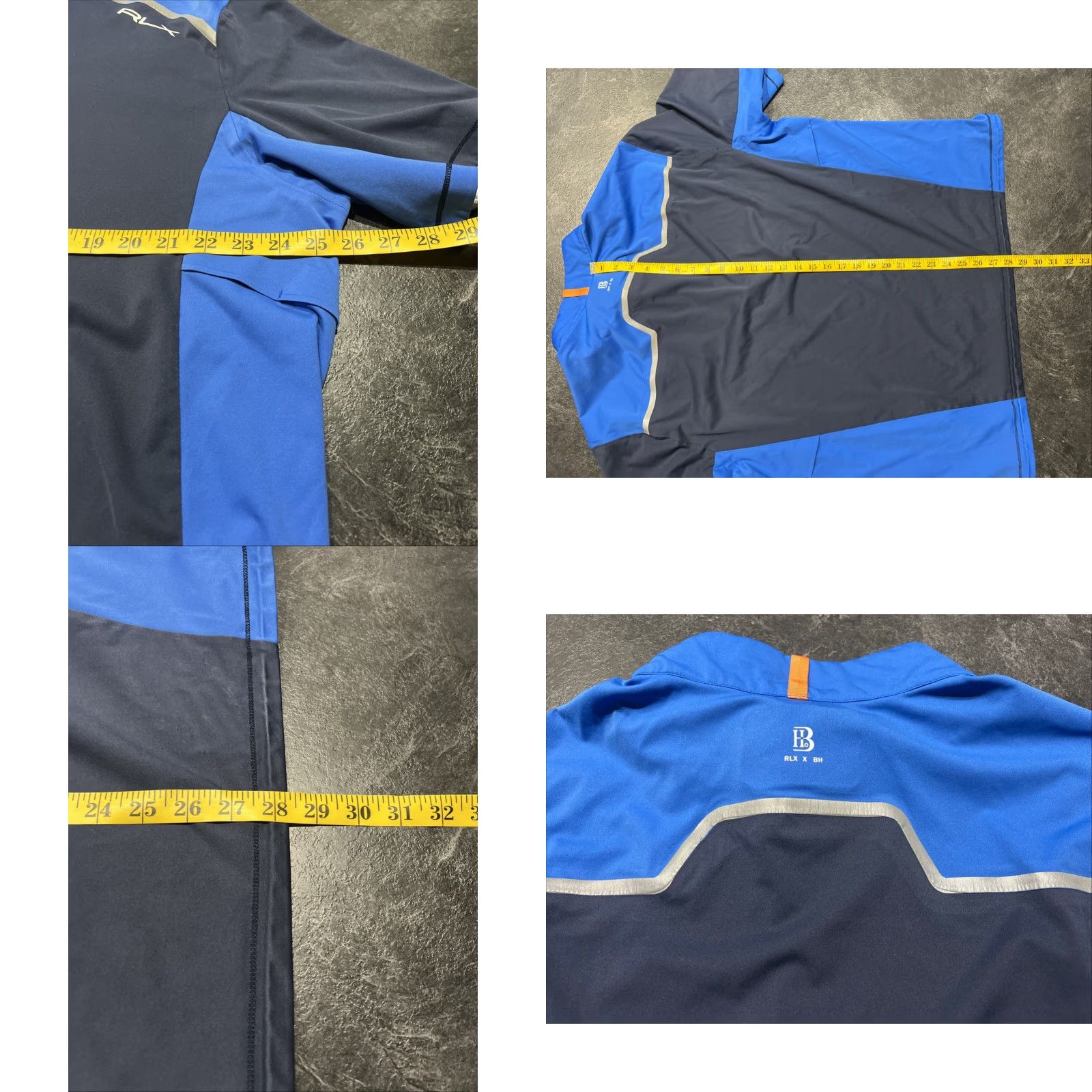 Vintage RLX BH Men's Activewear Water Repellent Windbreaker Shirt XL Blue Short Sleeve Size US XL / EU 56 / 4 - 8 Thumbnail