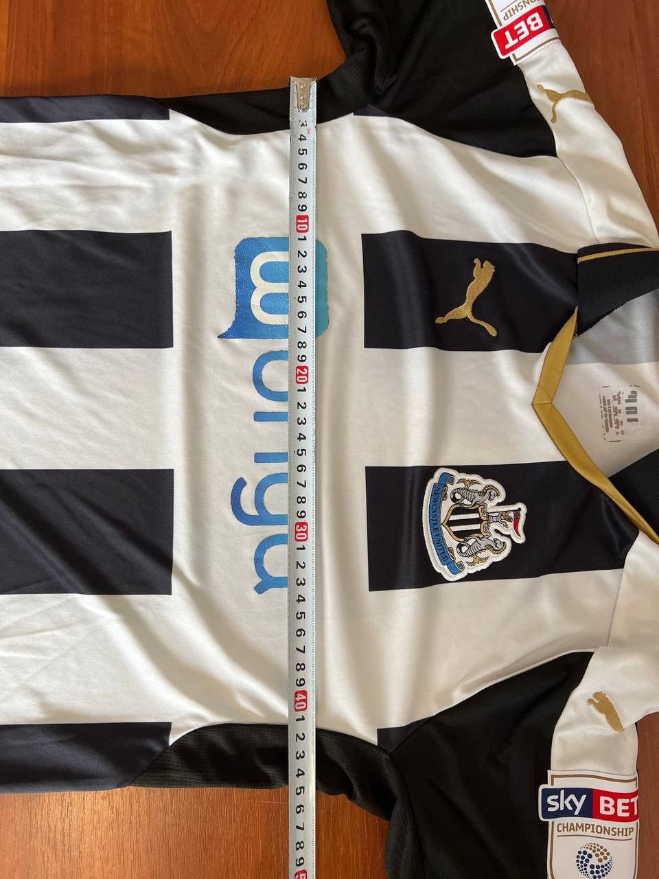 Puma 2016/17 NEWCASTLE UNITED HOME SOCCER JERSEY FOOTBALL SHIRT L Size US S / EU 44-46 / 1 - 23 Thumbnail