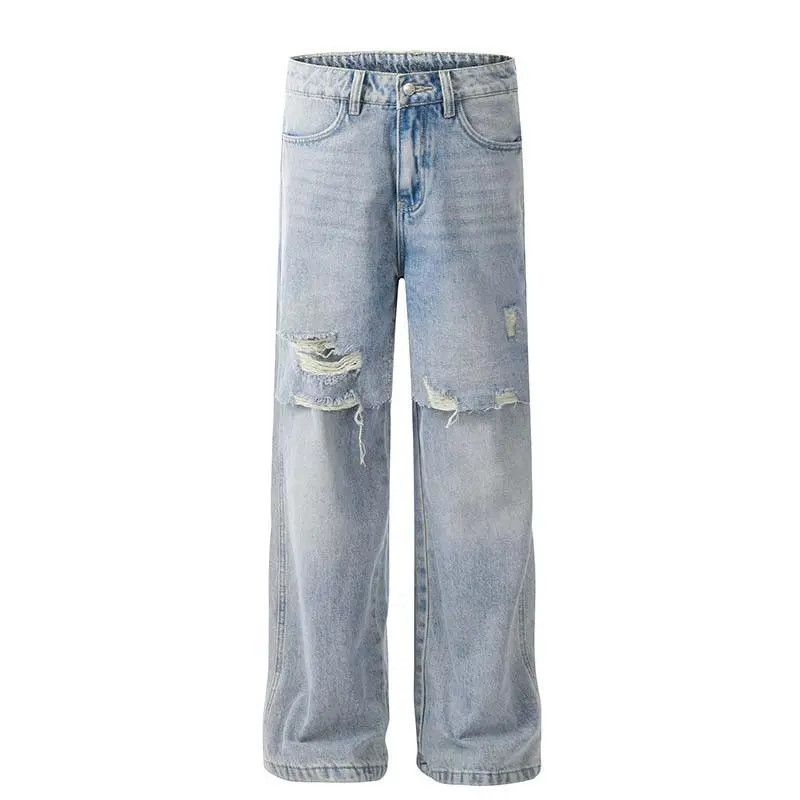 Japanese Brand × Jean Retro loose high street ripped jeans Size US 32 / EU 48 - 6 Thumbnail