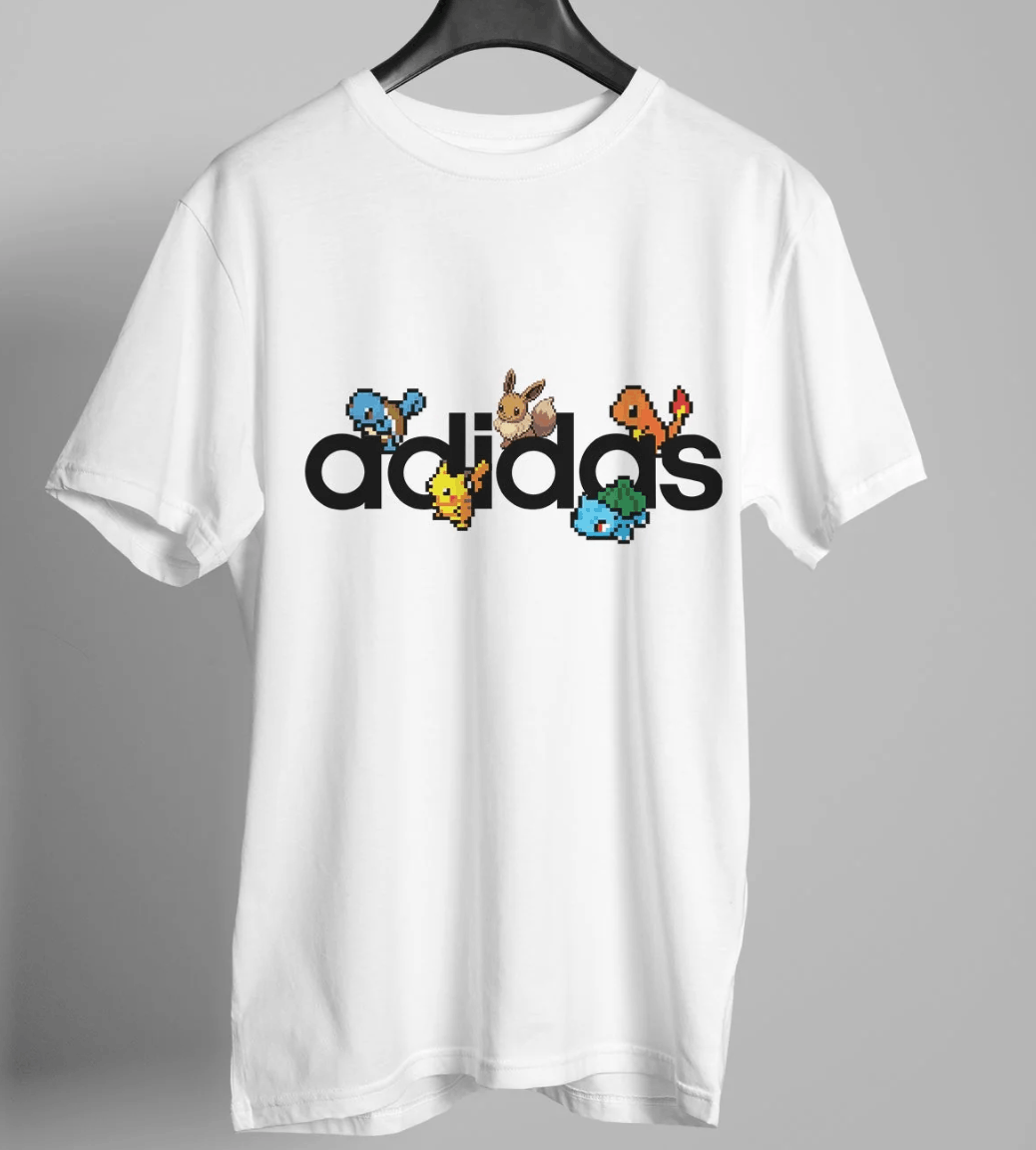 Adidas × Pokemon Pokémon x Adidas Pixeled Shirt Tee T-Shirt White Medium DS Size US M / EU 48-50 / 2 - 5 Thumbnail