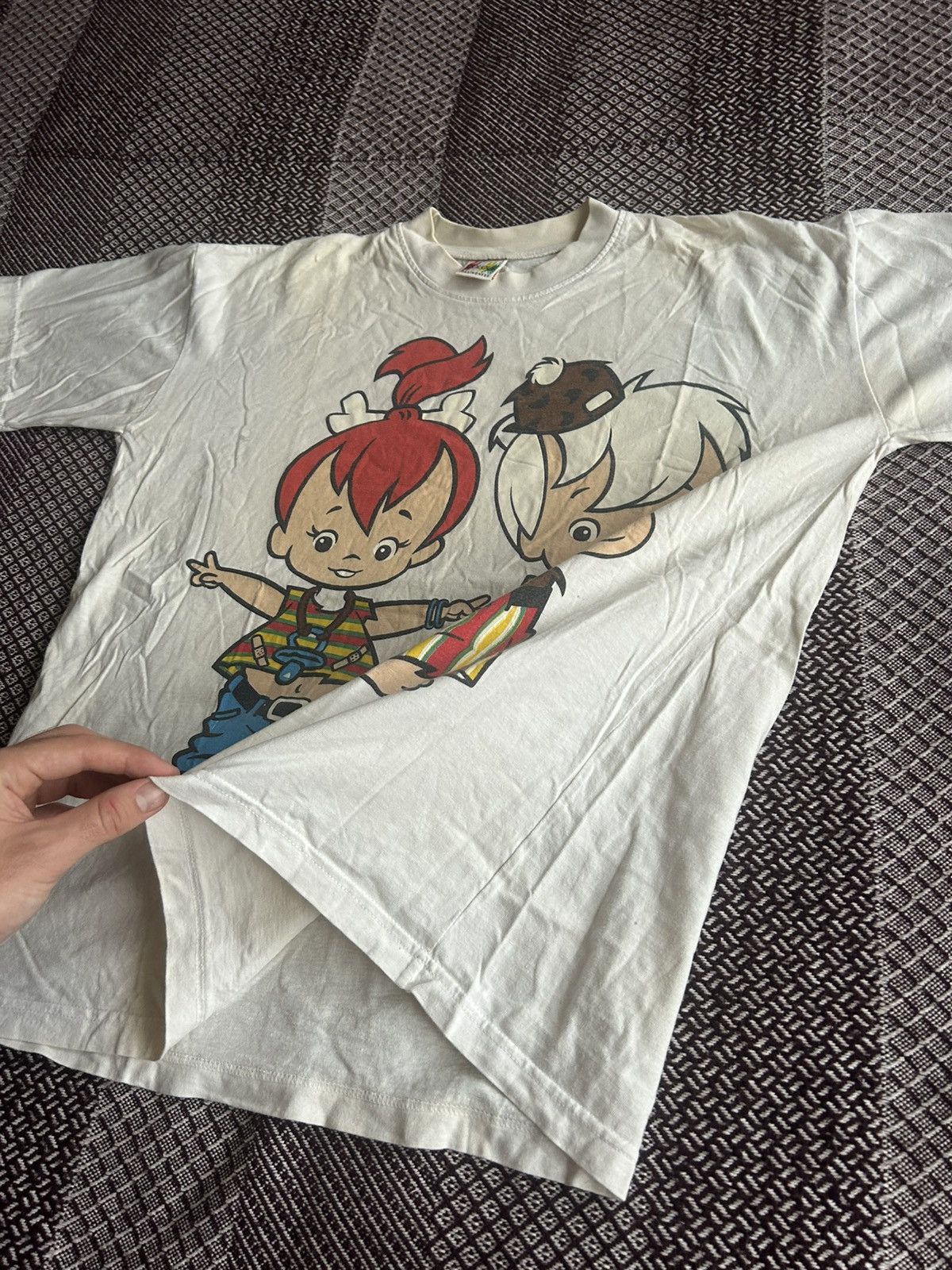 Vintage Vintage 90s FlintStones Tee Single Stitch Streetwear Size M Size US M / EU 48-50 / 2 - 8 Thumbnail