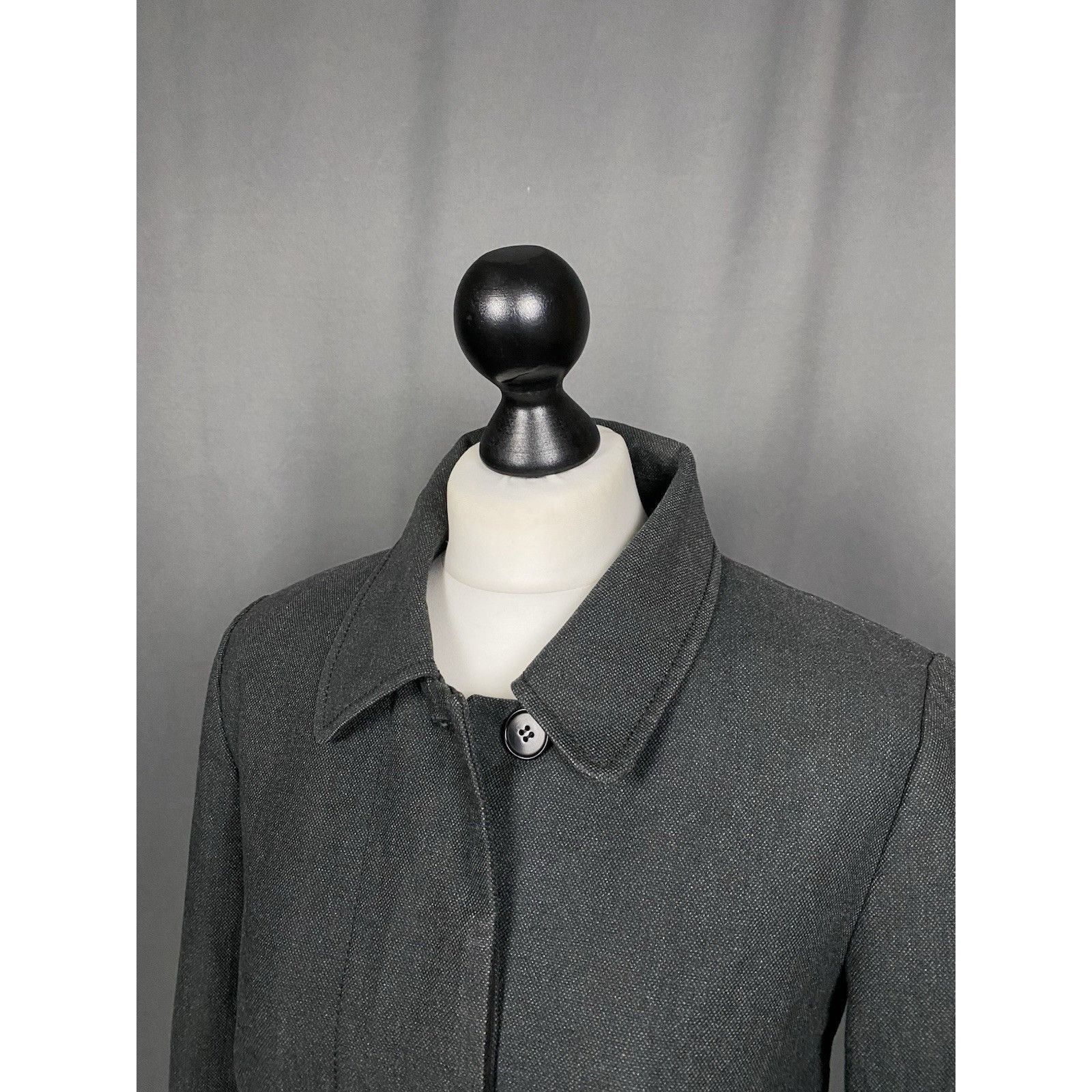 Prada Prada Milano Women's Gray Long Trench Over Coat Size 40 Size S / US 4 / IT 40 - 5 Thumbnail