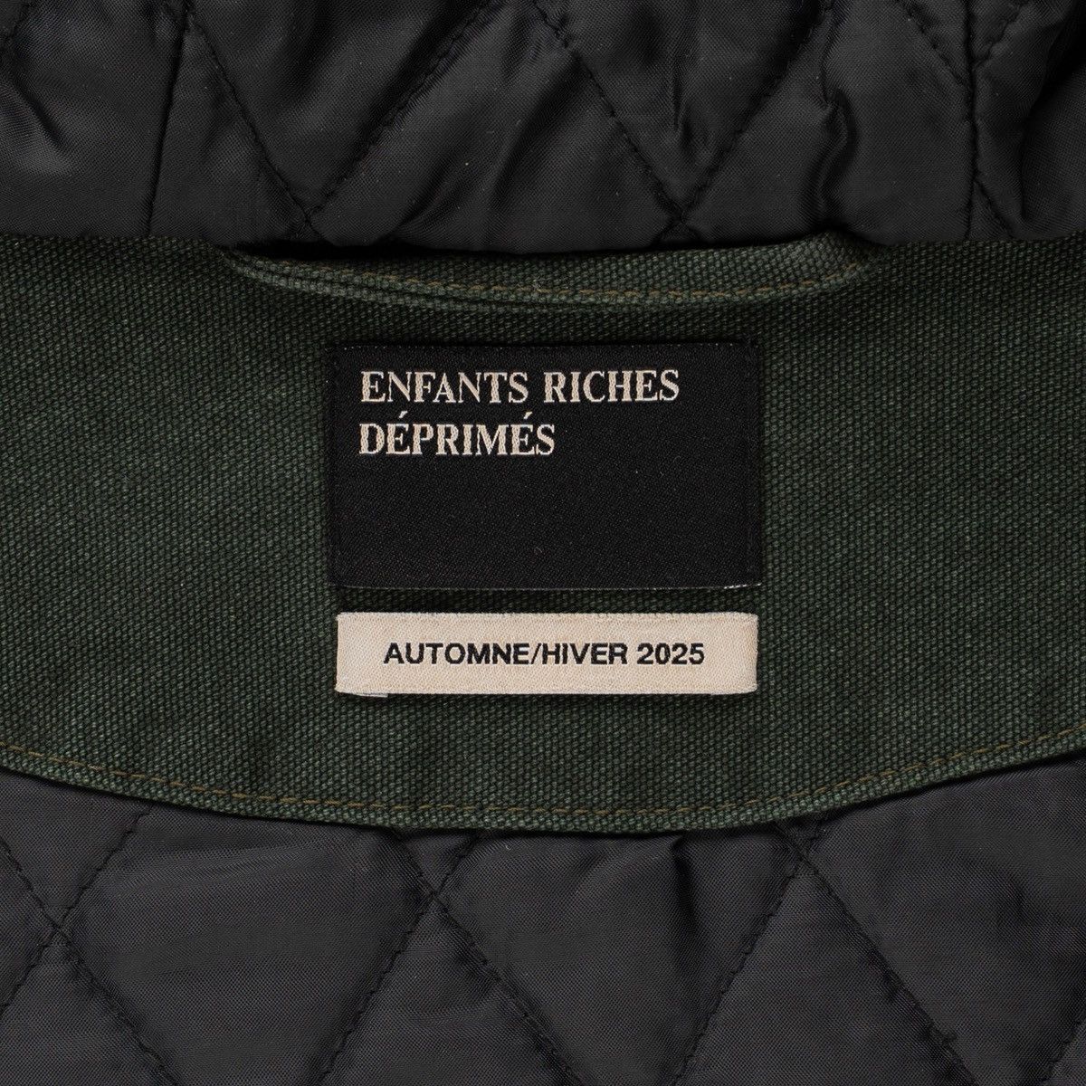 Enfants Riches Deprimes War Started Hooded Work Jacket Crust Olive Green Size US M / EU 48-50 / 2 - 8 Thumbnail