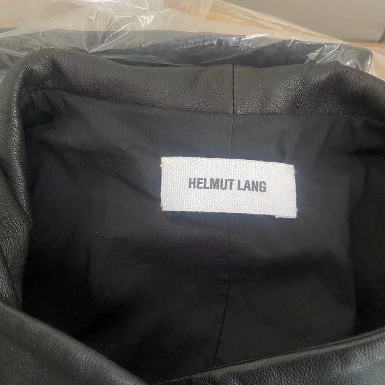 Helmut Lang HELMUT LANG A lamb skin buttoned leather jacket Size M / US 6-8 / IT 42-44 - 4 Thumbnail