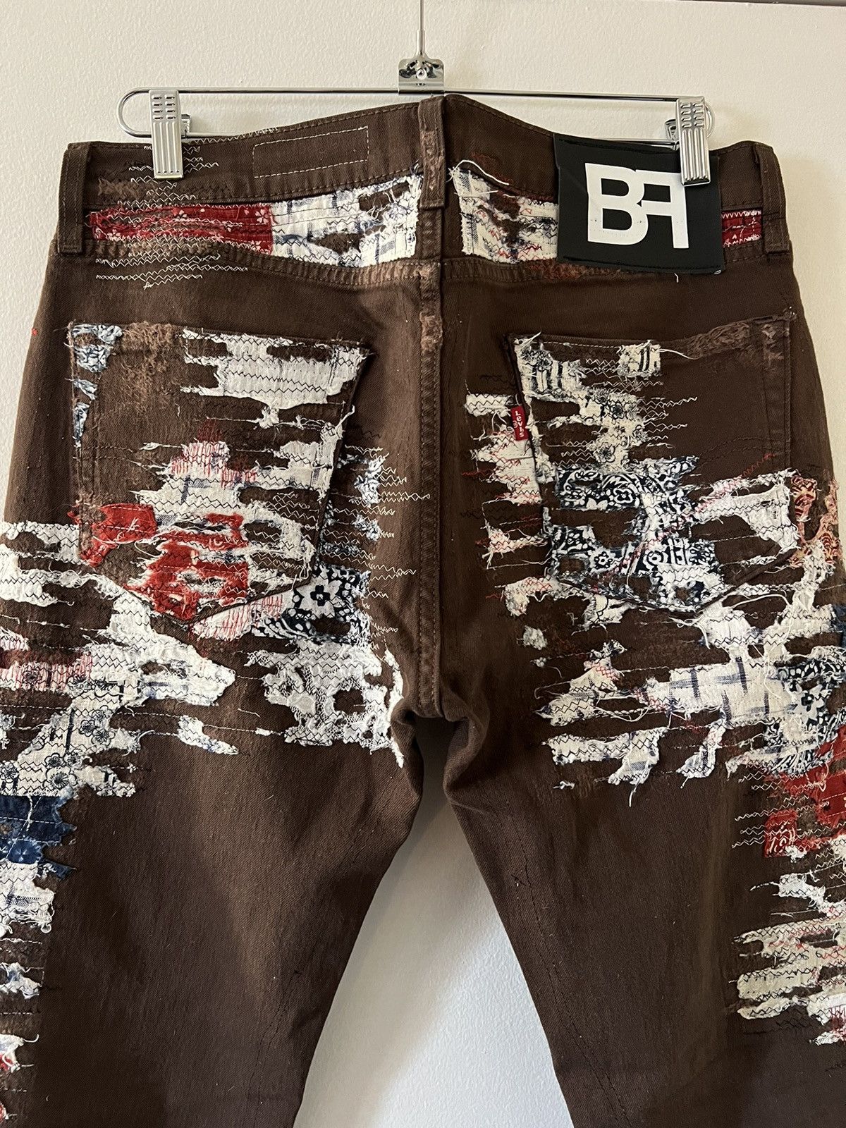 Levi's Brown Boro Denim Levi’s 511 Size US 32 / EU 48 - 3 Thumbnail