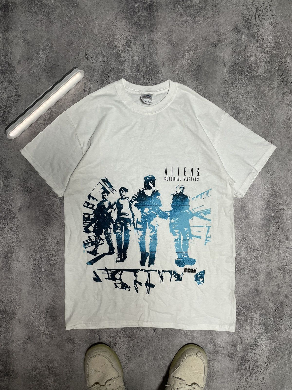 Vintage Archive Vtg Y2K Aliens Colonial Marines Game Tee Sci-Fi M Size US M / EU 48-50 / 2 - 1 Thumbnail