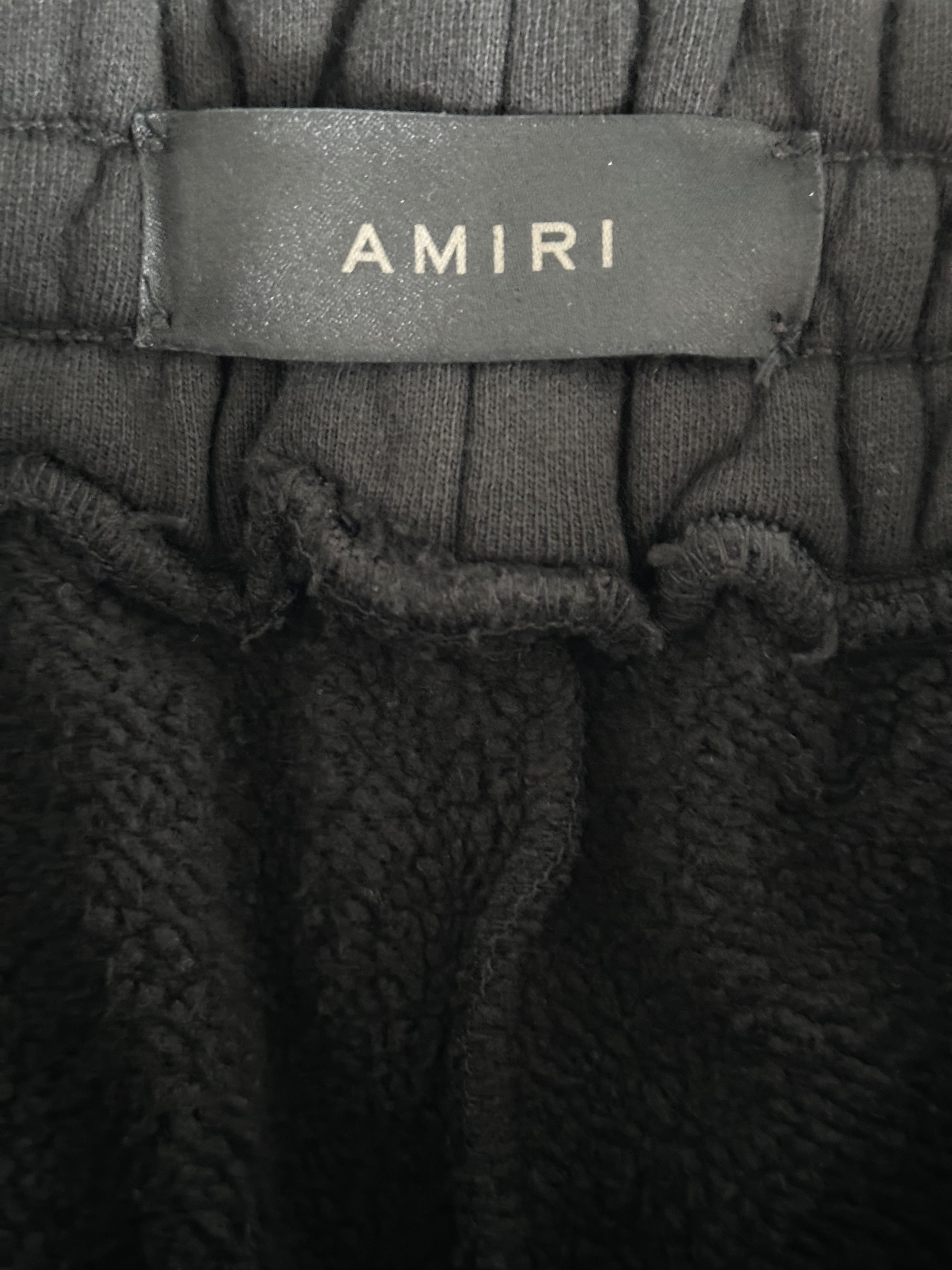Amiri Amiri Black & White Hockey Logo Sweatpants Size US 40 / EU 56 - 3 Thumbnail