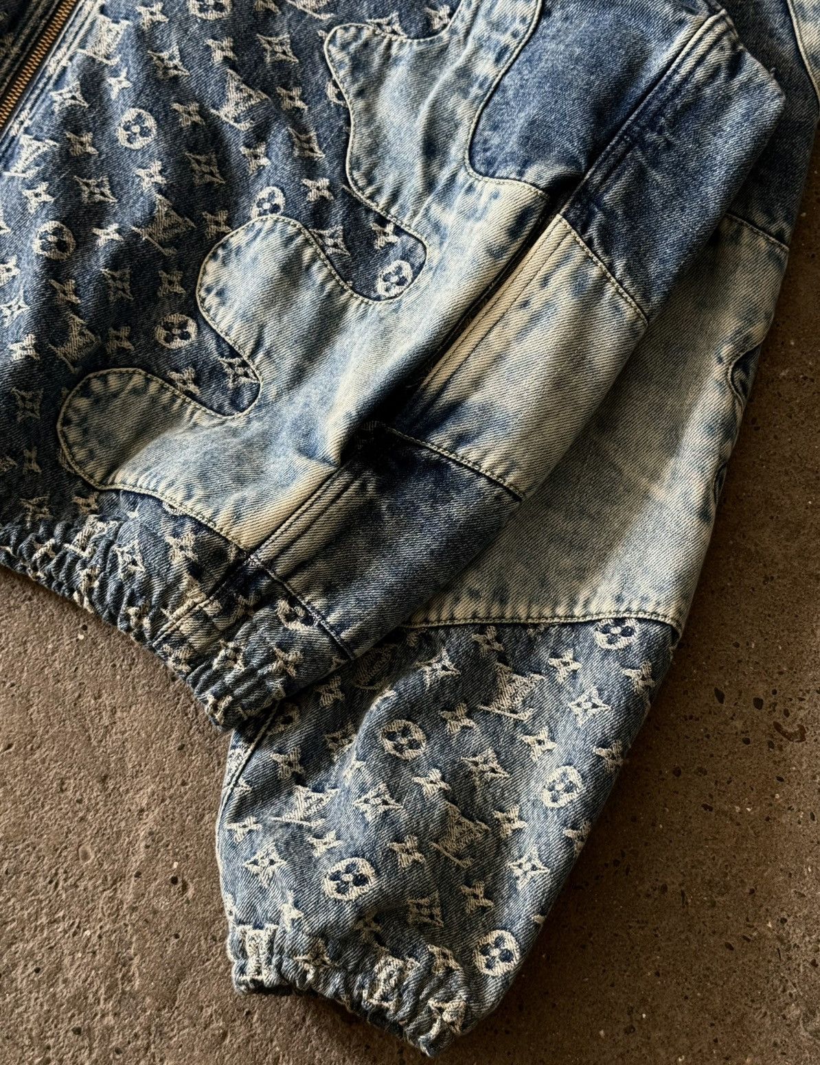 Louis Vuitton Louis Vuitton - Nigo / Virgil Abloh - SS22 - Denim Jacket Size US XL / EU 56 / 4 - 2 Thumbnail