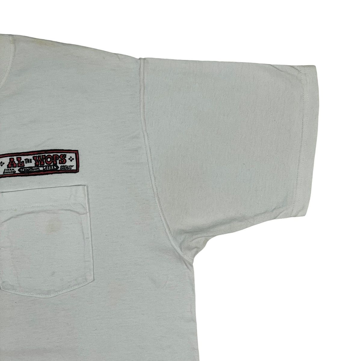 Fruit Of The Loom Vintage Al The Woops CA Restaurant Tee Size US XL / EU 56 / 4 - 4 Thumbnail