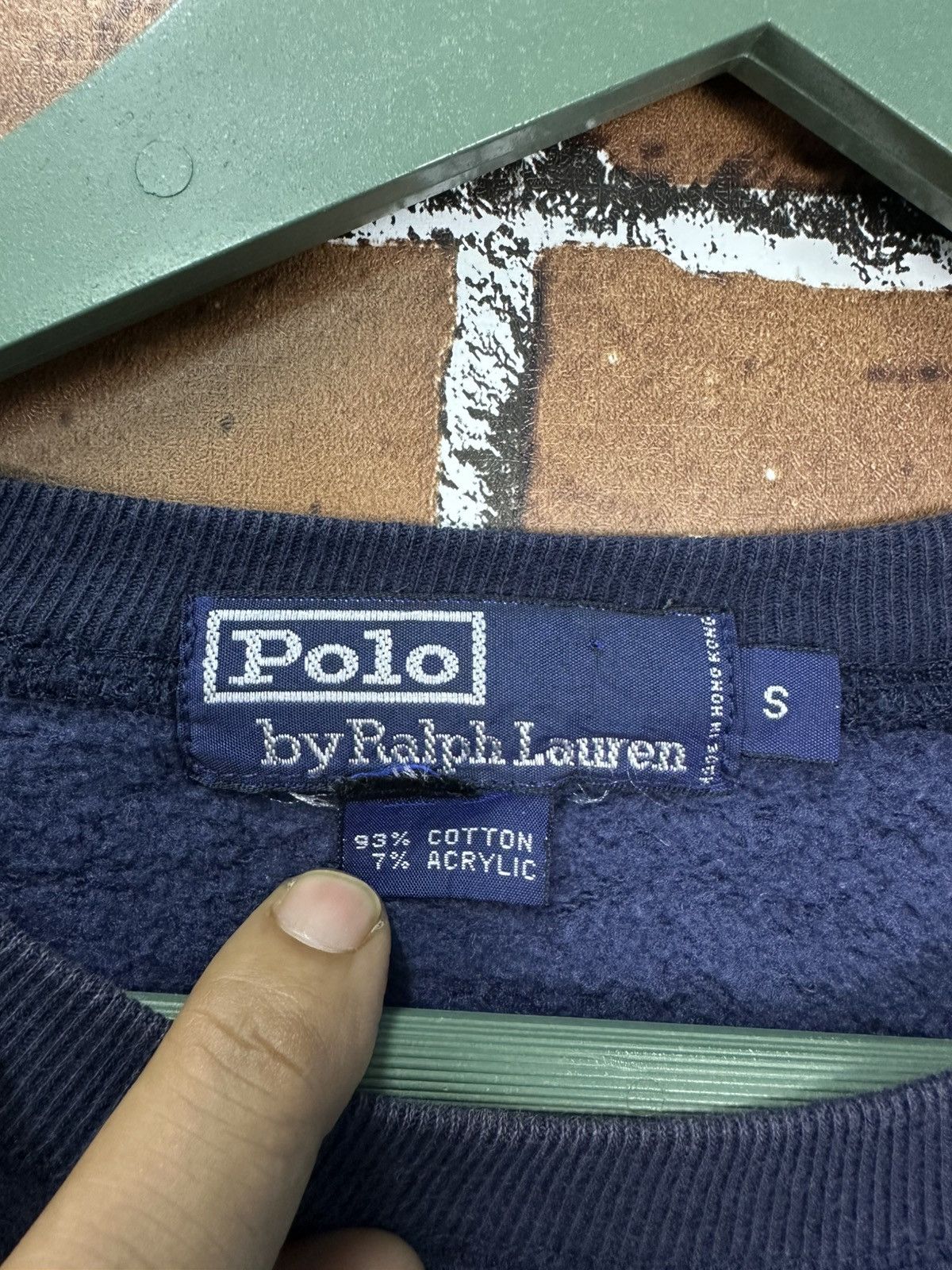 Polo Ralph Lauren Vintage Polo Ralph Lauren Small Pony Faded Crewneck Z383 Size US S / EU 44-46 / 1 - 7 Thumbnail
