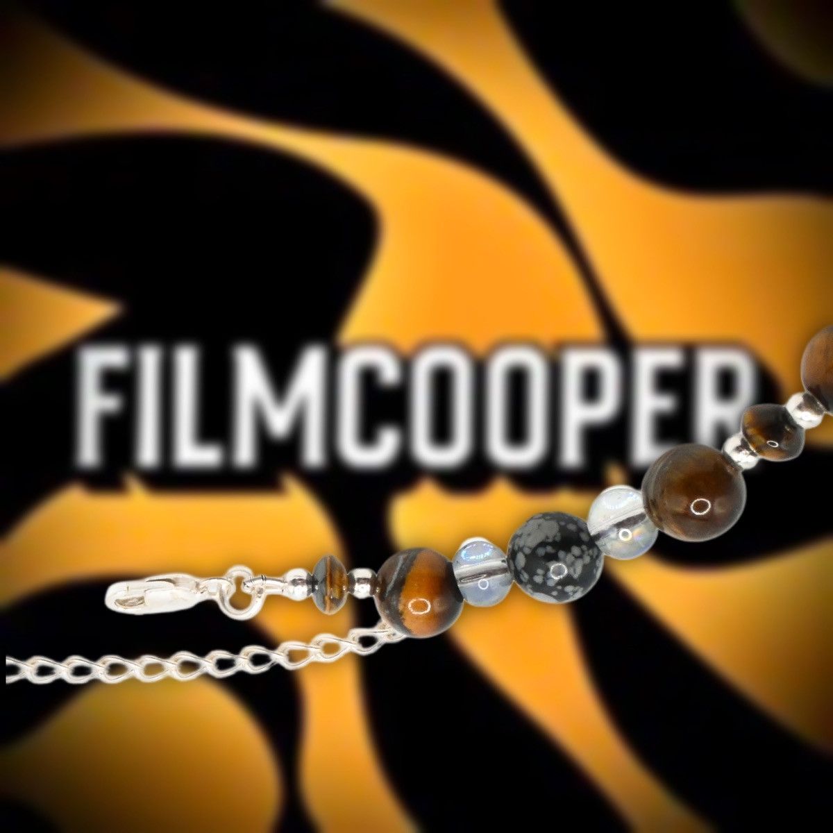 Handmade Weirdo Things Film Cooper Tiger Shadow pearl chain Necklace Size ONE SIZE - 7 Thumbnail
