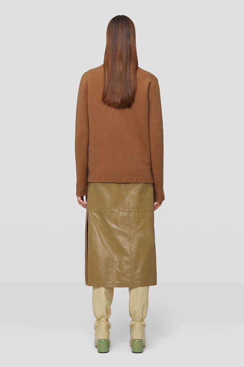 Jil Sander Jil Sander Camel-colored wool cardigan Size XXS / US 00 / IT 34 - 8 Thumbnail