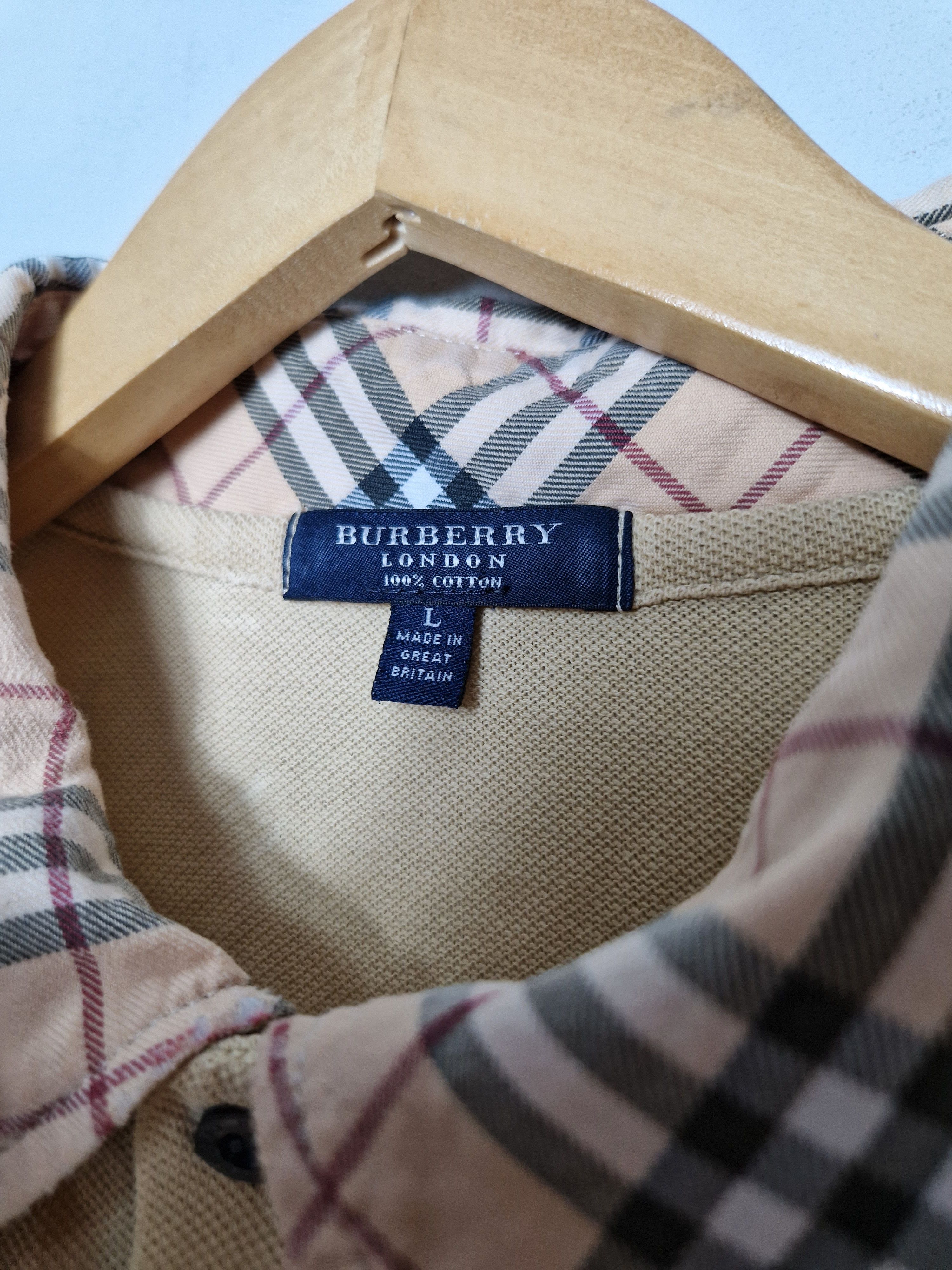 Burberry Burberry vintage polo tee Size US XL / EU 56 / 4 - 5 Thumbnail