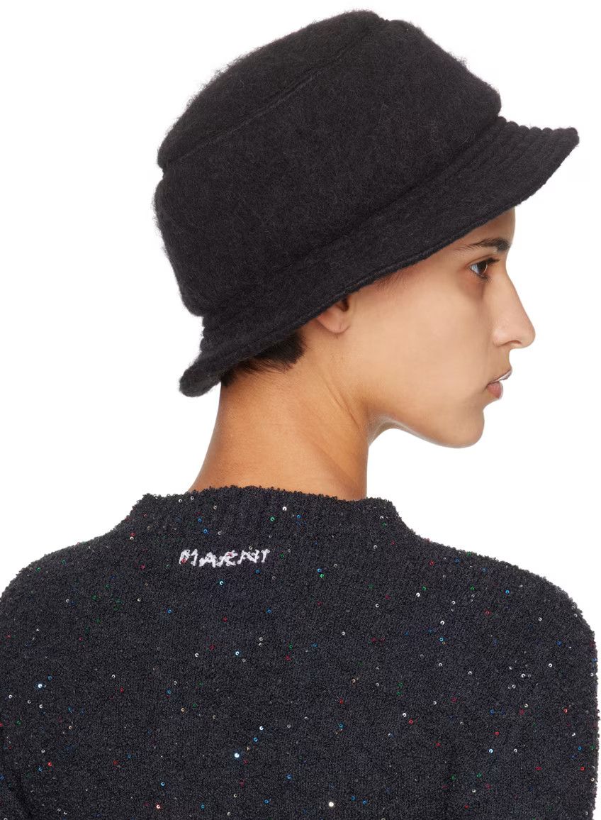 Marni o1y0225 Size : S / Cap / Hat in Black Size ONE SIZE - 3 Thumbnail
