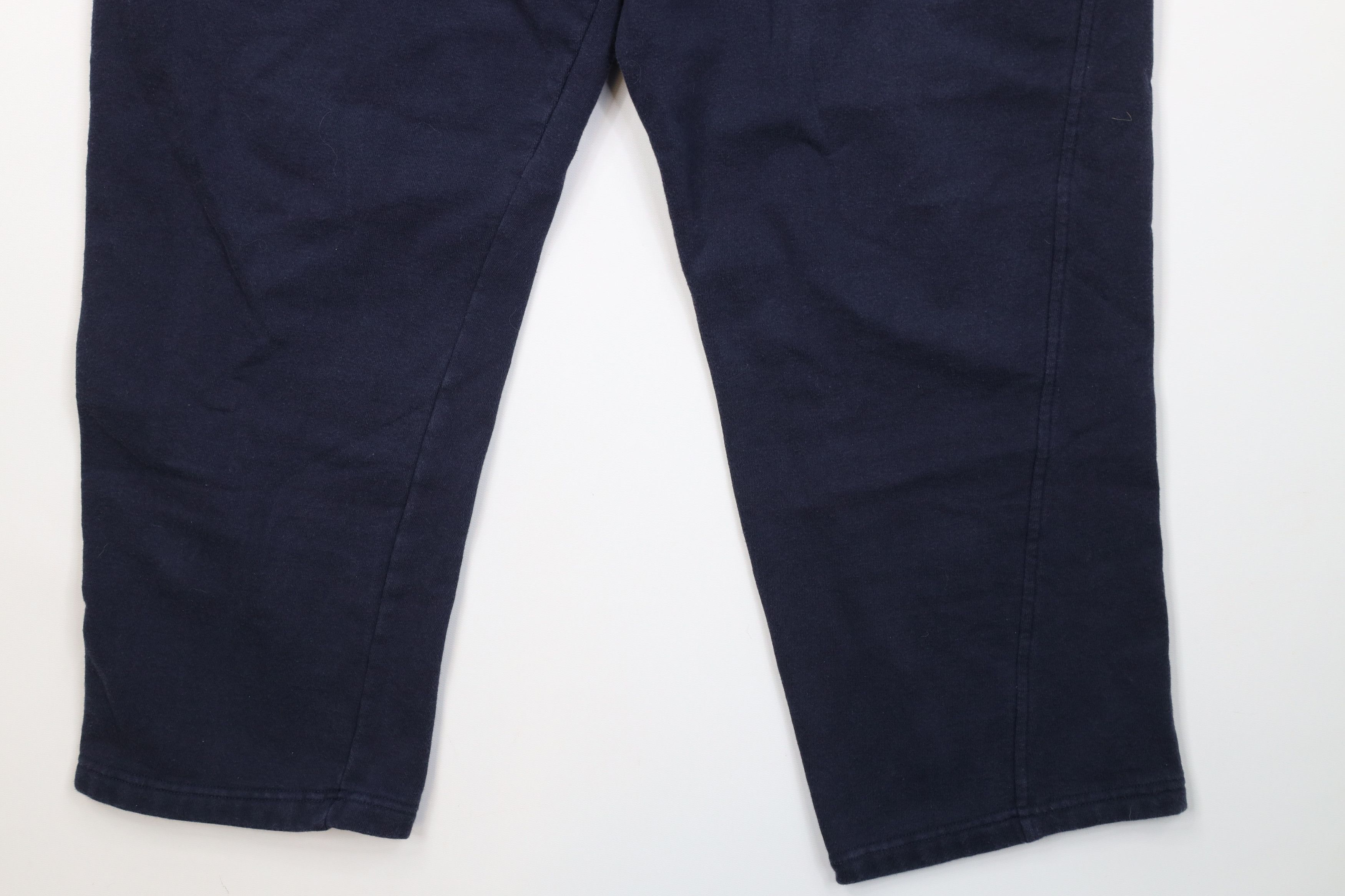 Vintage Vintage 90s Streetwear Wide Leg Sweatpants Pants Navy Blue Size US 32 / EU 48 - 5 Thumbnail