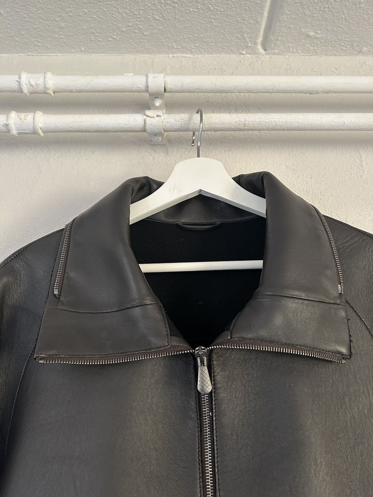 Bottega Veneta Leather Jacket with Detachable Hood Size US M / EU 48-50 / 2 - 9 Thumbnail